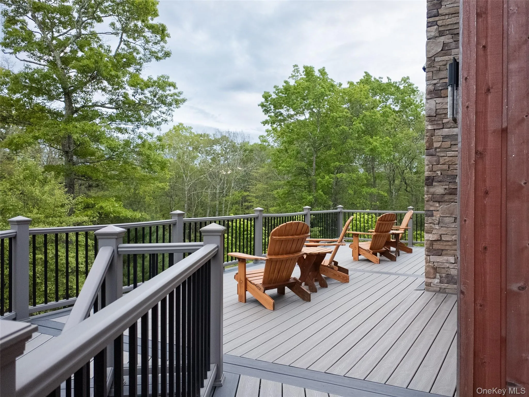 View of wooden deck View of wooden deck