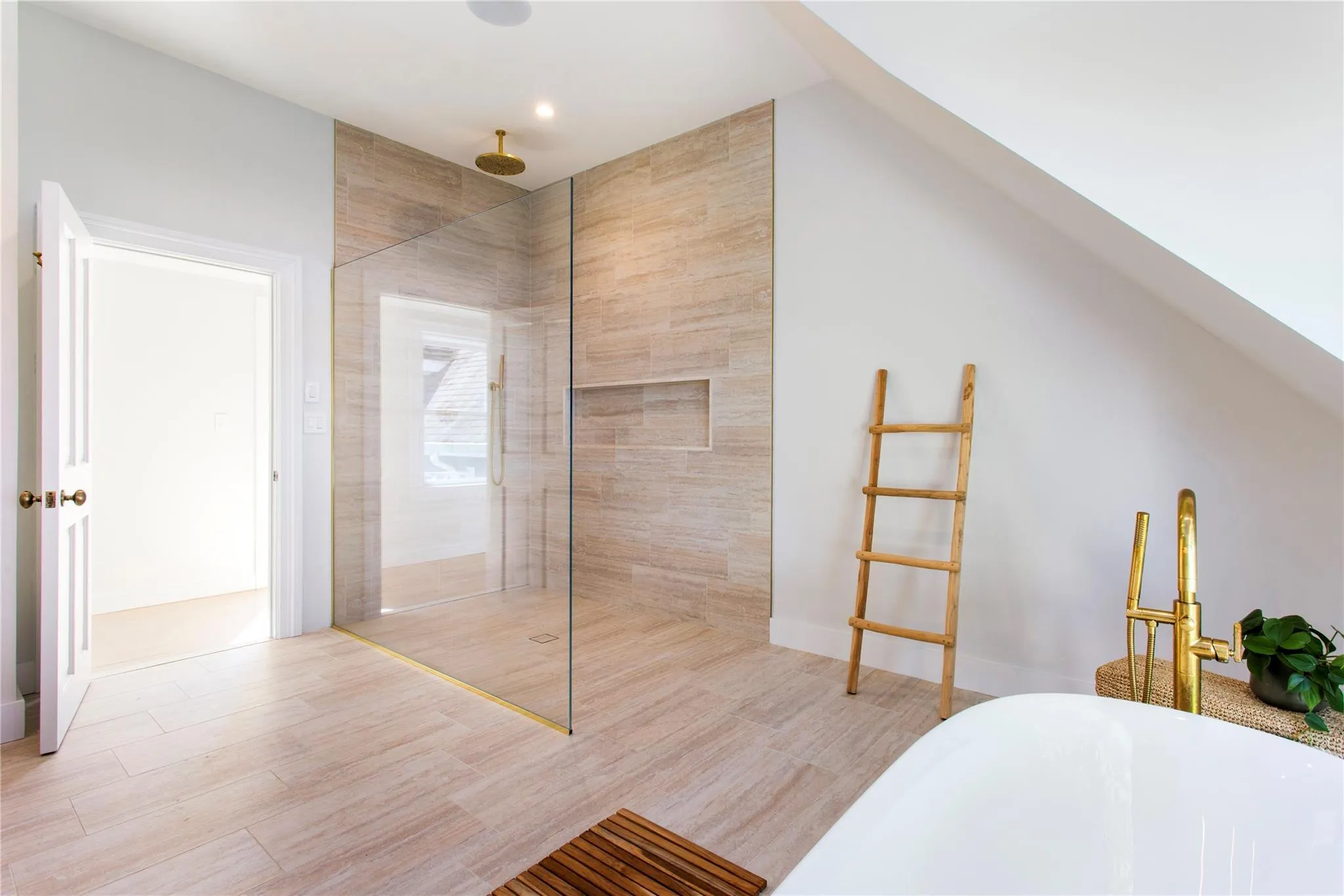 Primary Bath with Heated Floors Primary Bath with Heated Floors