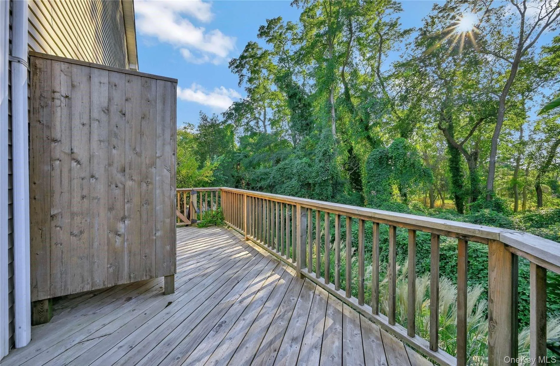 View of wooden deck View of wooden deck