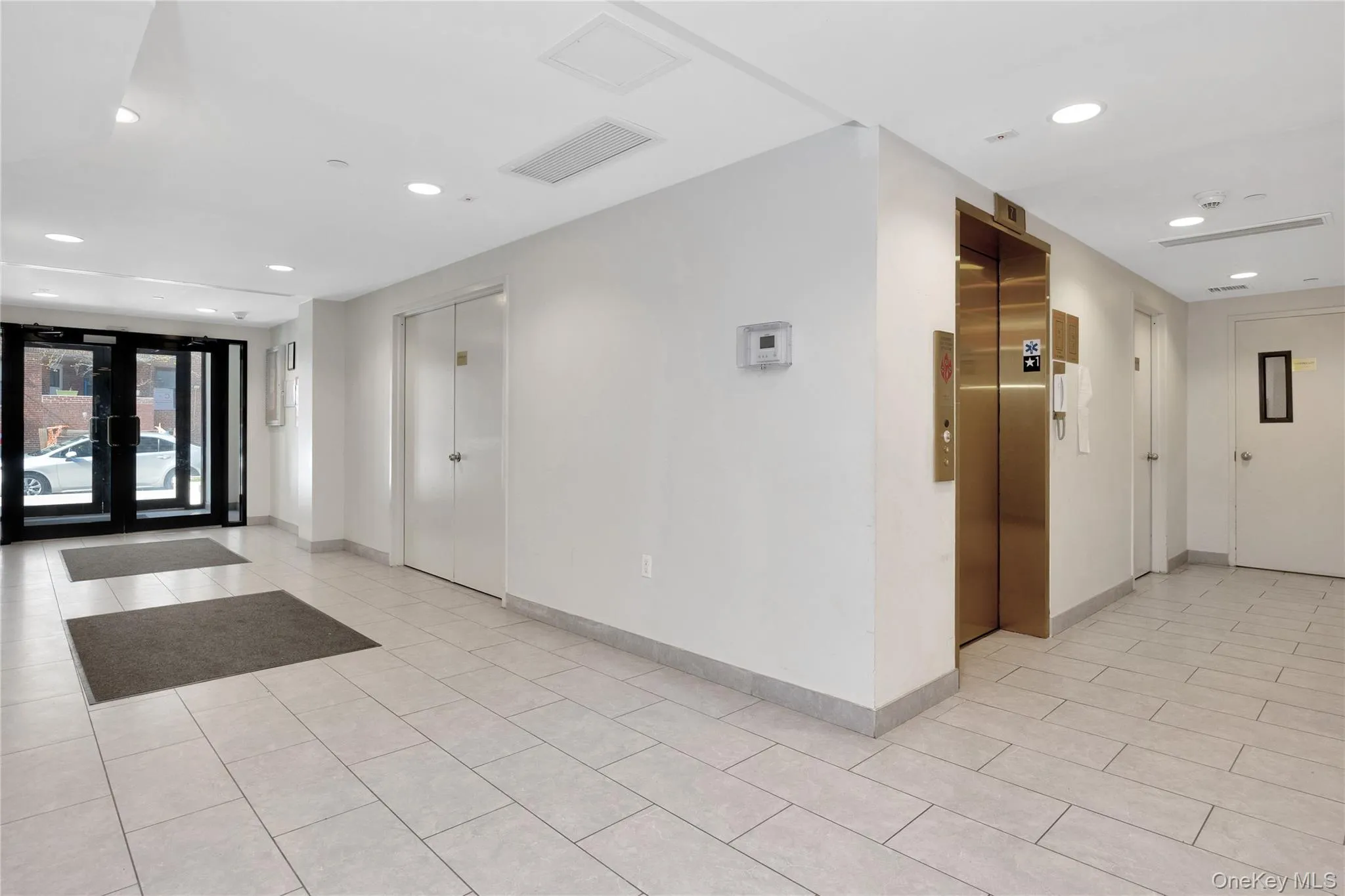 Community lobby featuring visible vents Community lobby featuring visible vents