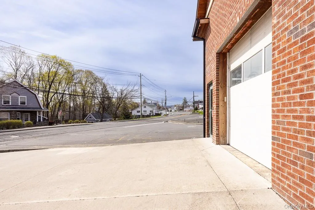 View of street with sidewalks View of street with sidewalks
