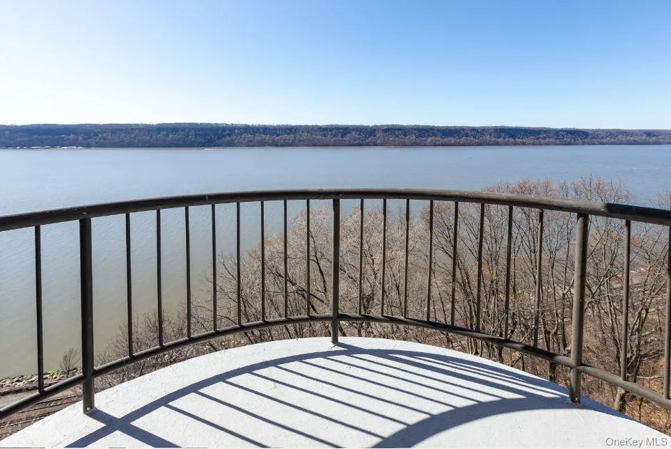 Balcony with a water view Balcony with a water view