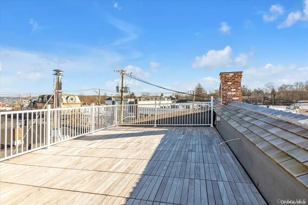 Shared Roof Top Deck with view of water Shared Roof Top Deck with view of water