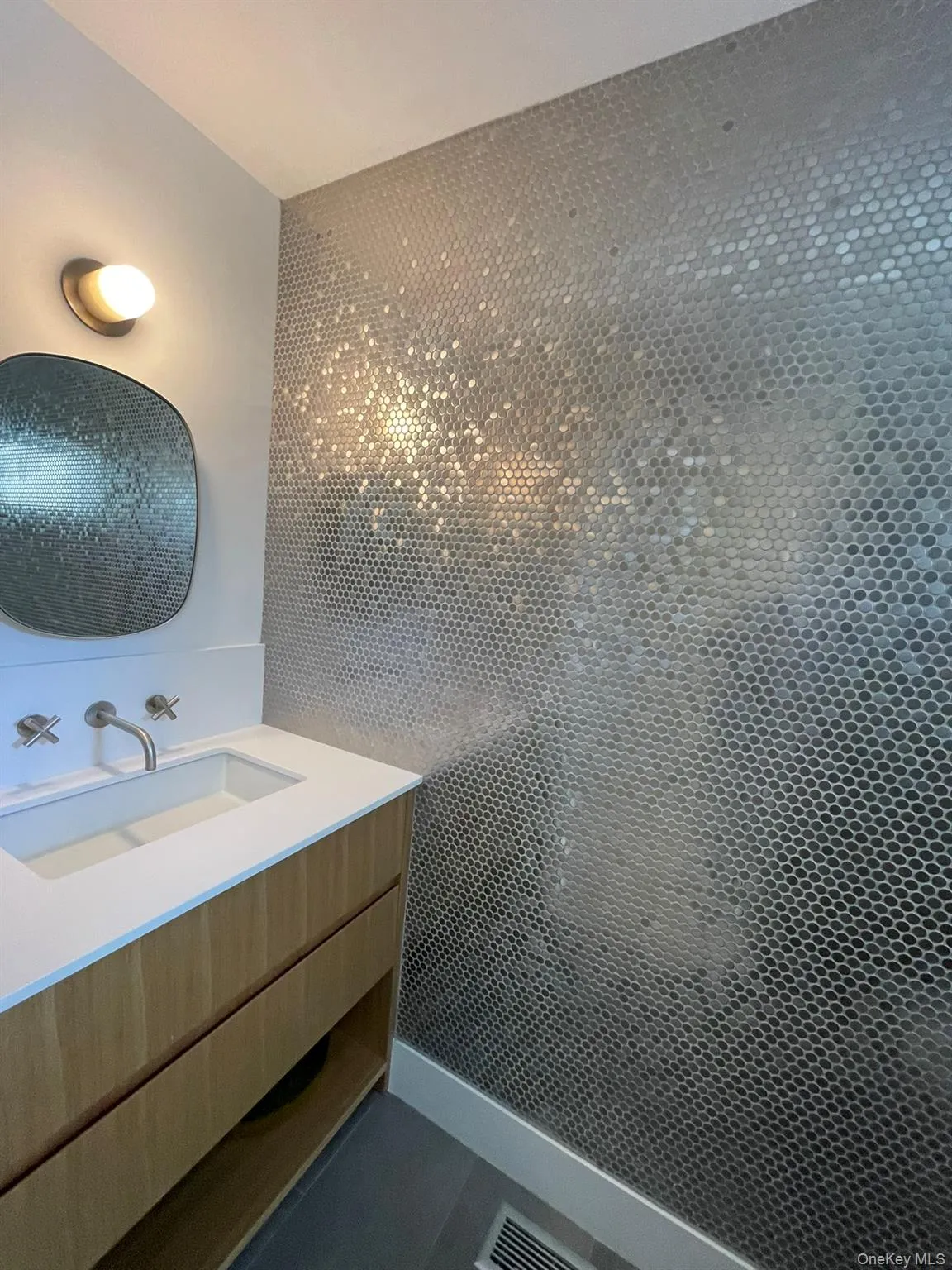 Bathroom with visible vents and vanity Bathroom with visible vents and vanity