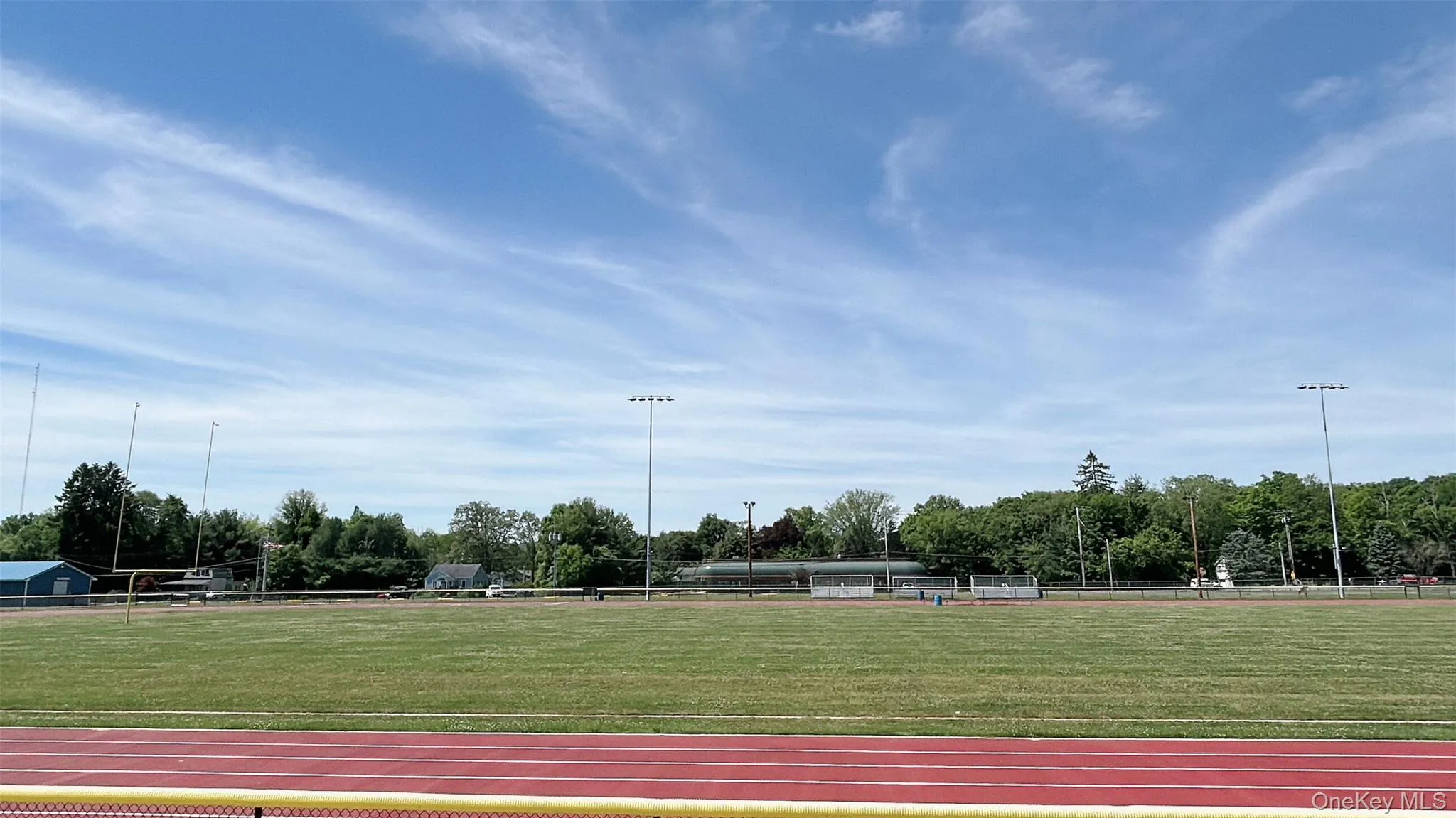 View from the field. View from the field.
