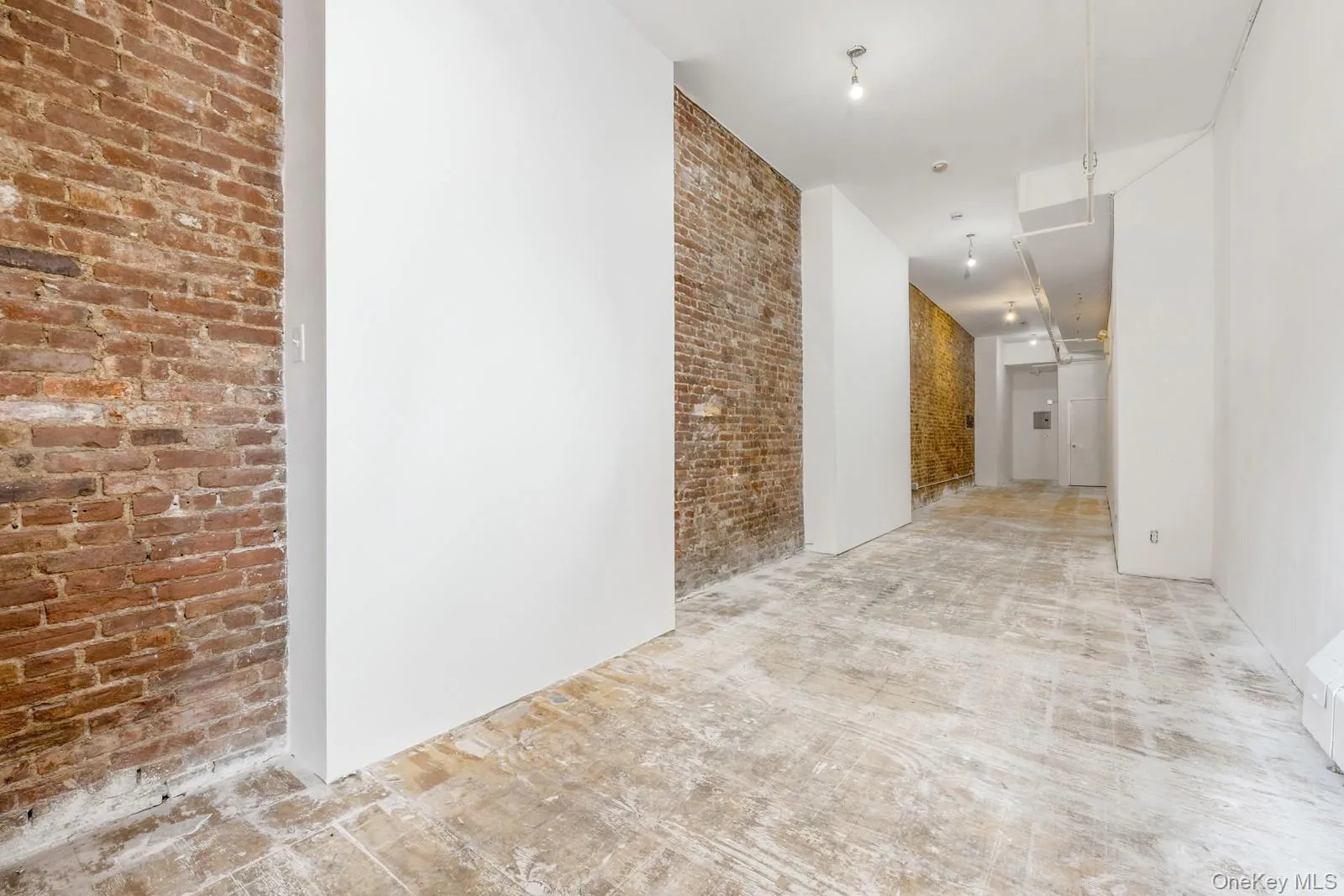 View of space looking east to west View of space looking east to west