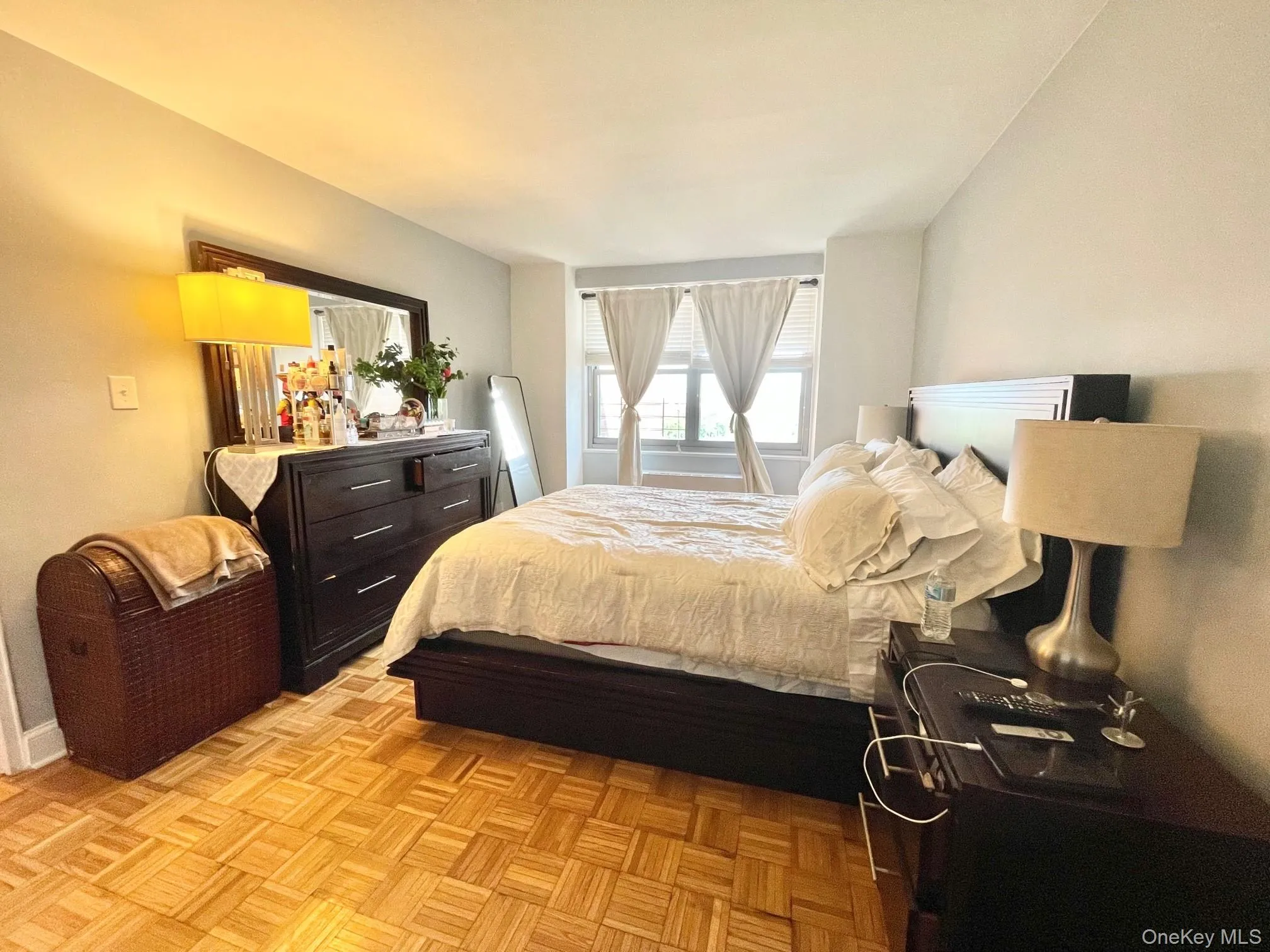 Bedroom with baseboards Bedroom with baseboards
