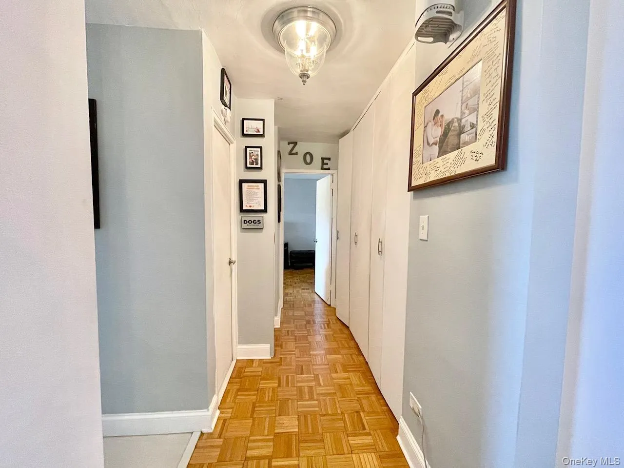 Hall with baseboards Hall with baseboards