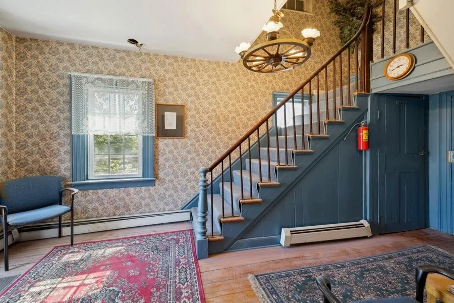 View of entrance from Office door. View of entrance from Office door.