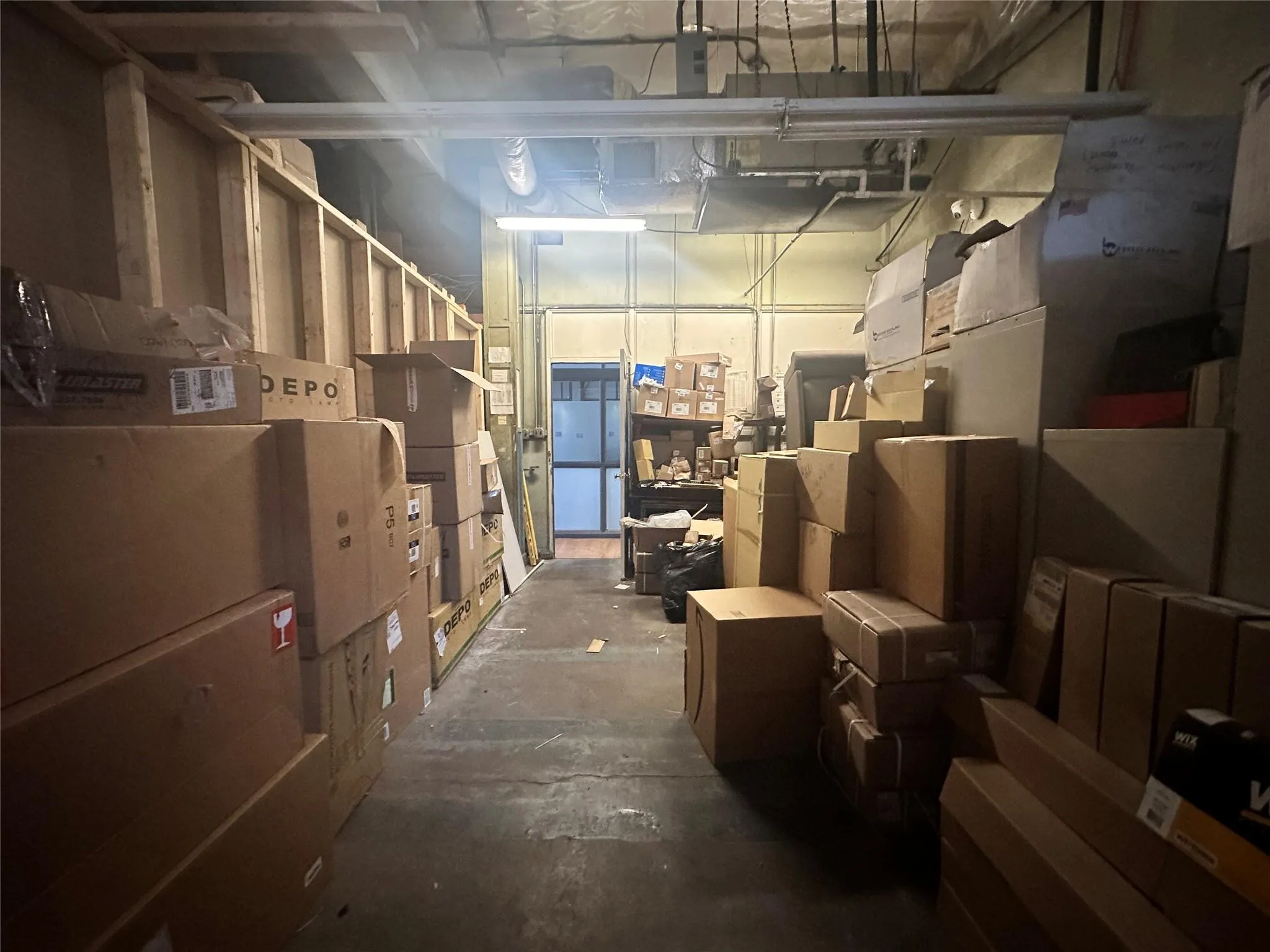 View of storage room View of storage room