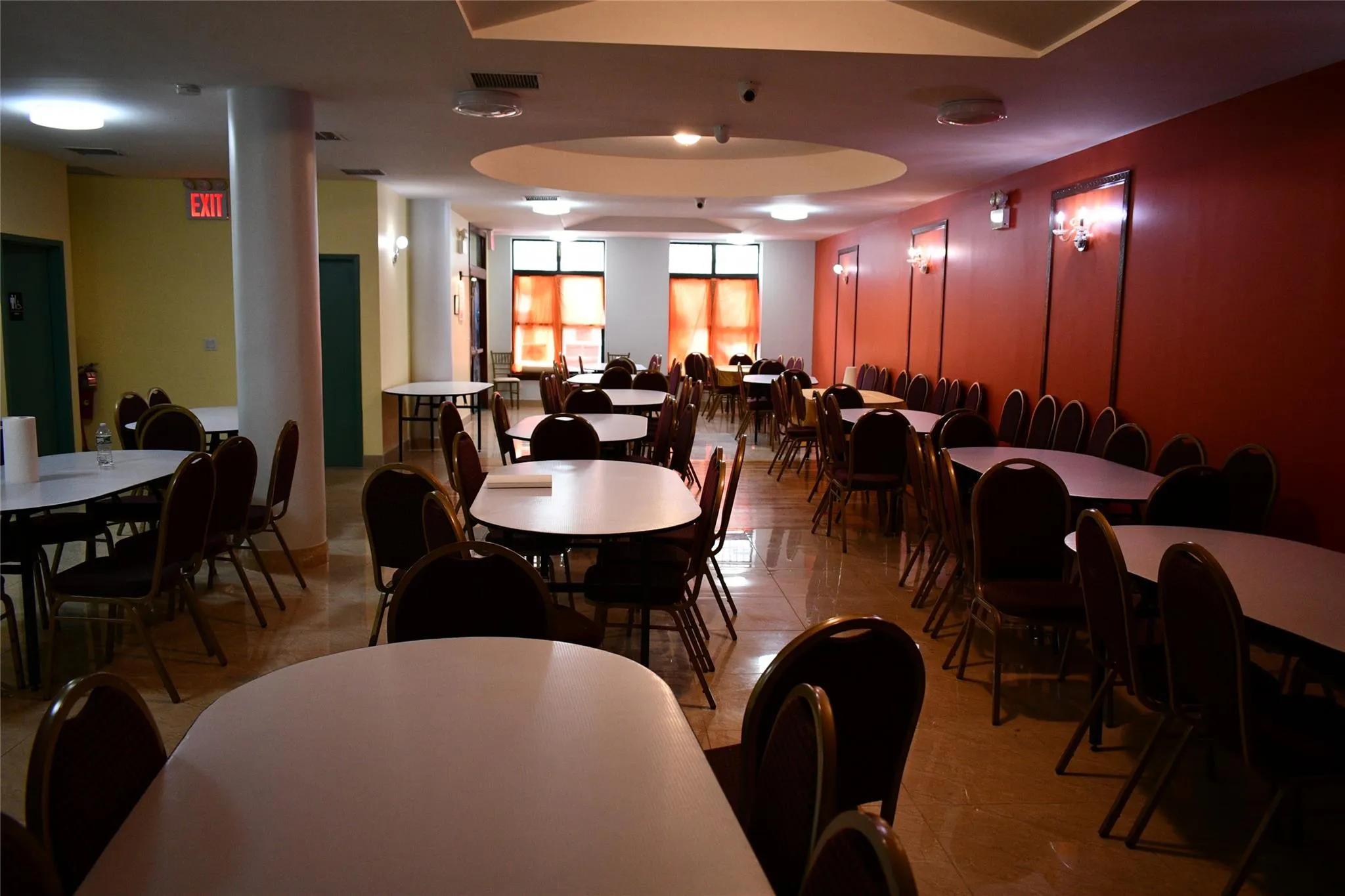 Dining room featuring visible vents Dining room featuring visible vents