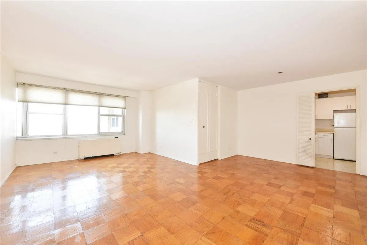 Spare room with radiator heating unit Spare room with radiator heating unit