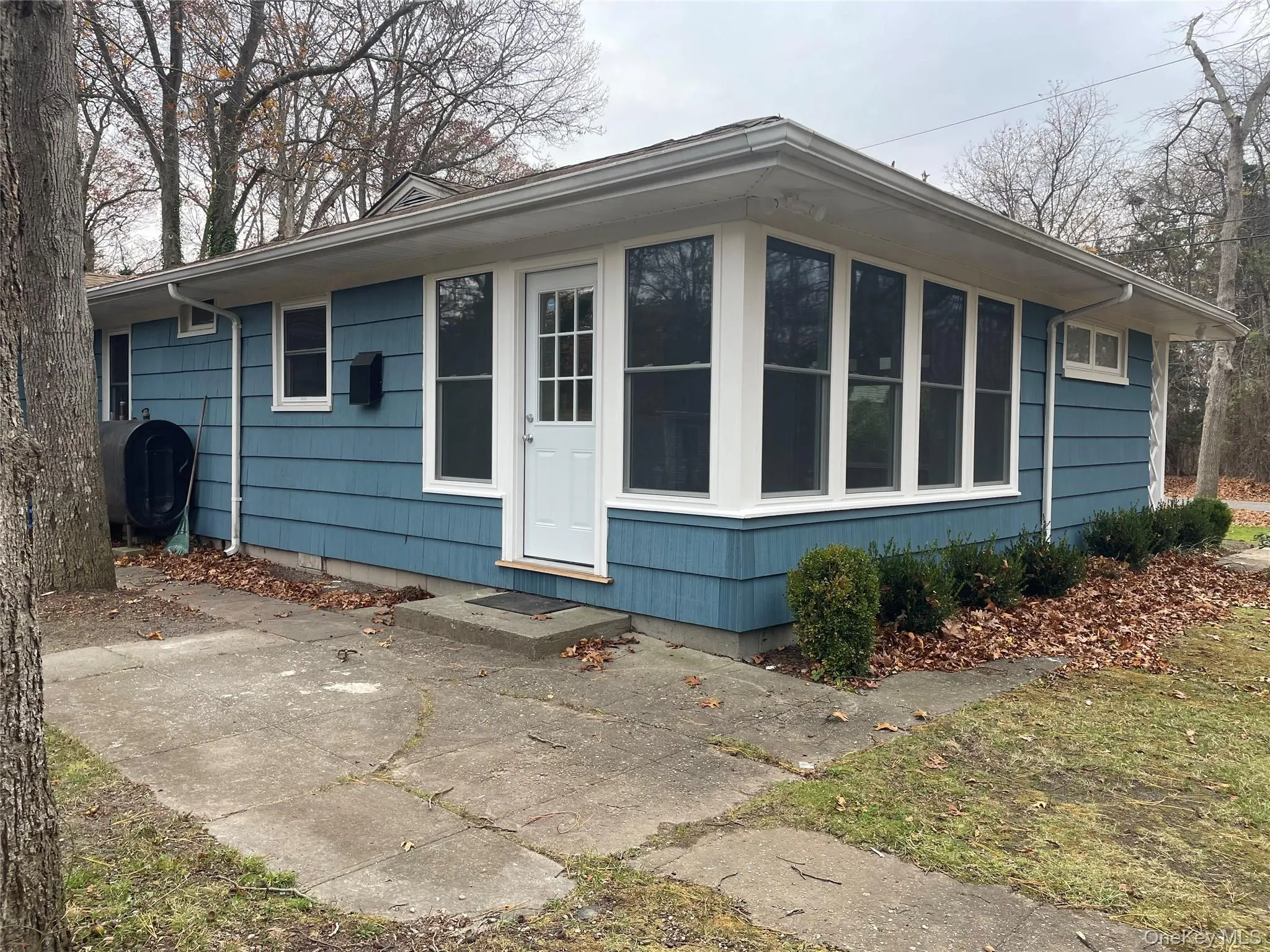 View of front of home featuring heating fuel and crawl space View of front of home featuring heating fuel and crawl space