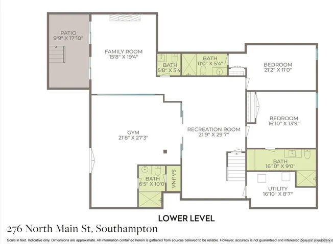 Lower Level Floor Plan