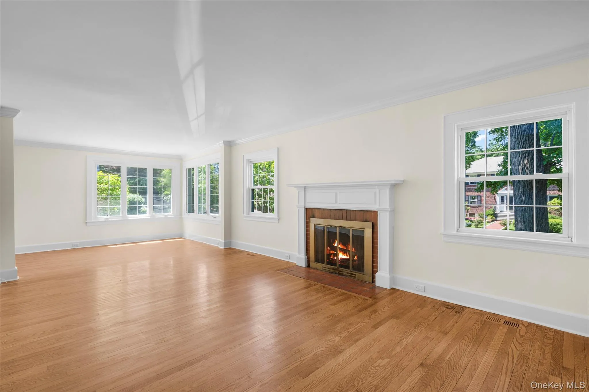 Formal living room with room for baby grand. Formal living room with room for baby grand.