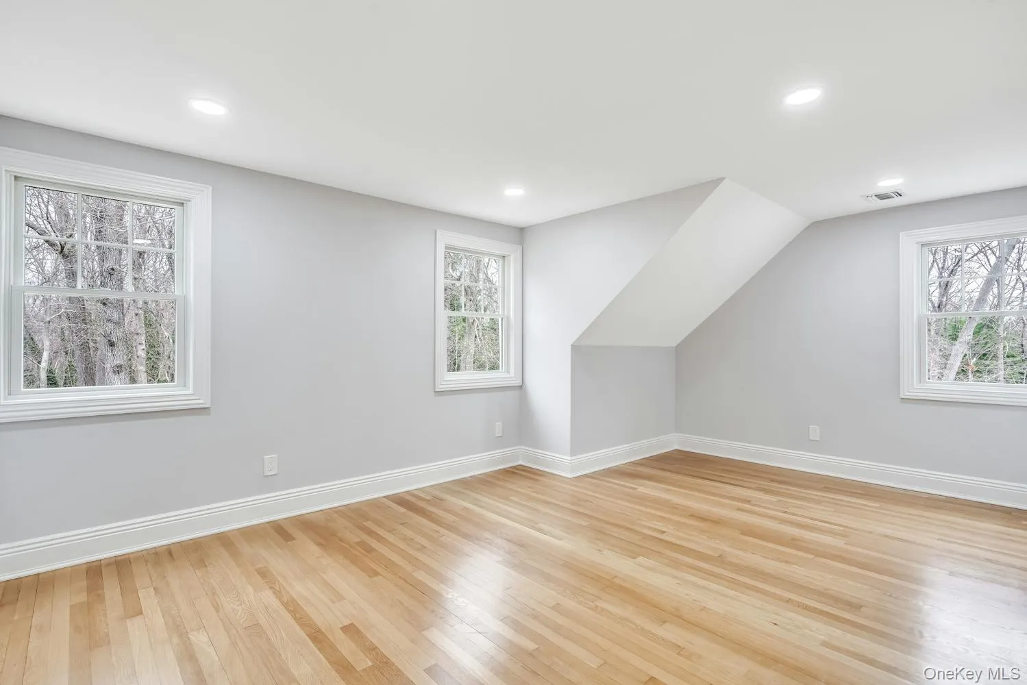 Bonus room featuring baseboards, plenty of natural light, and light wood-style flooring Bonus room featuring baseboards, plenty of natural light, and light wood-style flooring