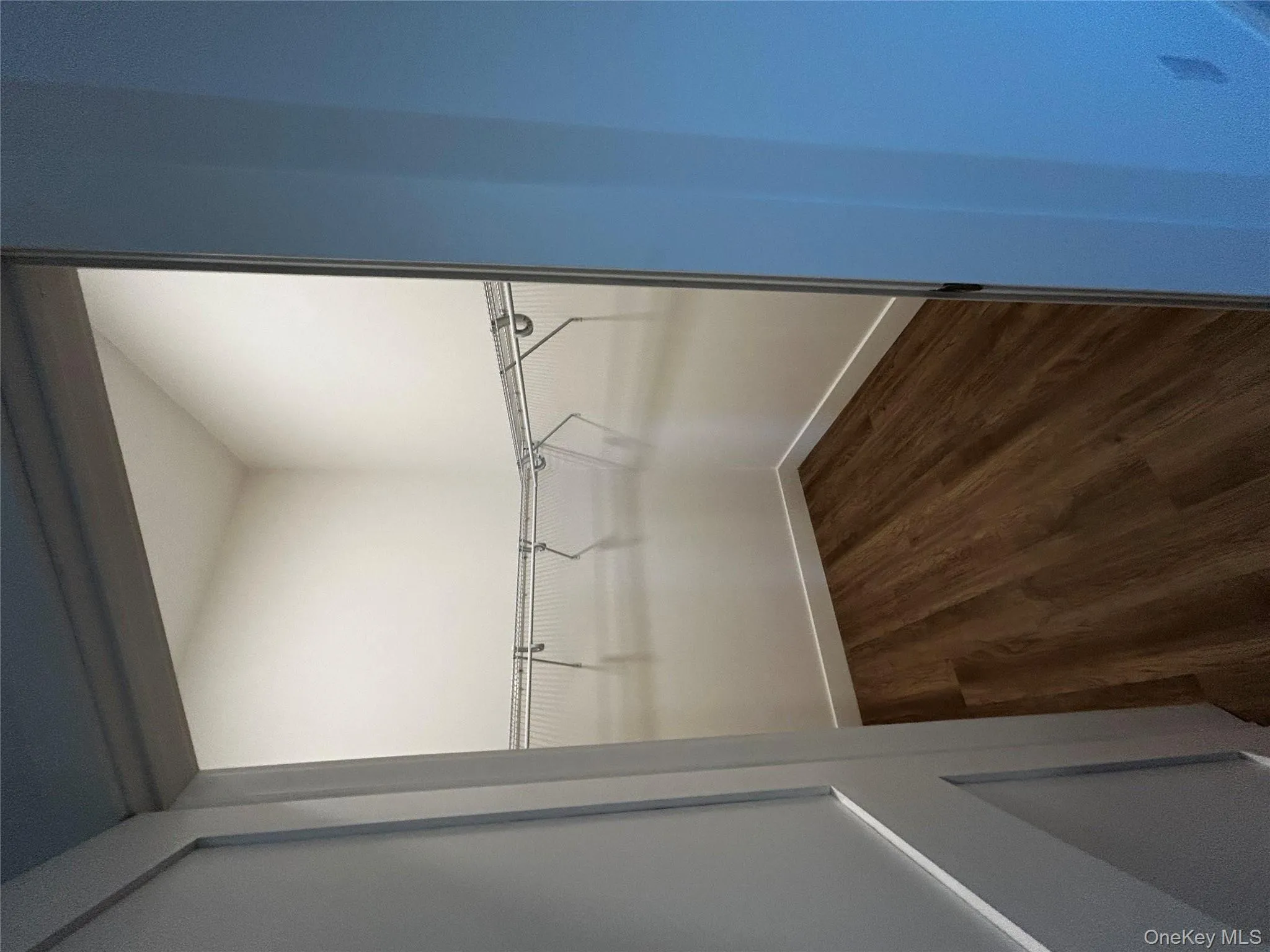 Spacious closet featuring dark wood-type flooring Spacious closet featuring dark wood-type flooring
