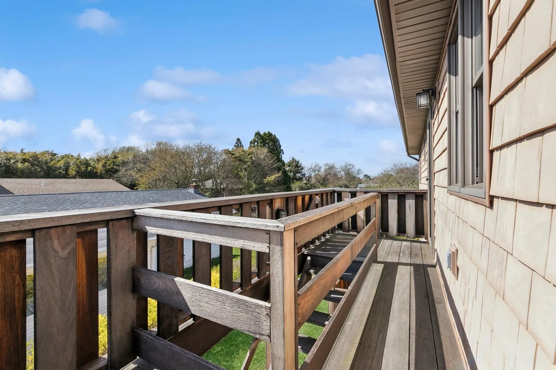 View of wooden deck View of wooden deck