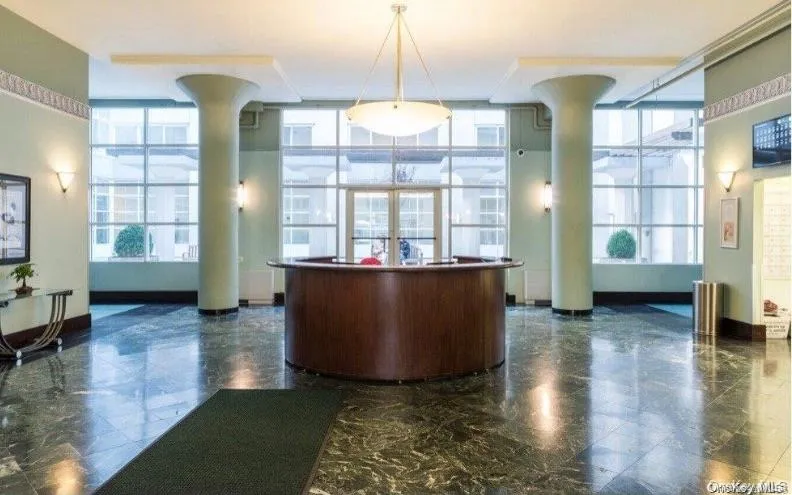 Reception area featuring ornate columns Reception area featuring ornate columns