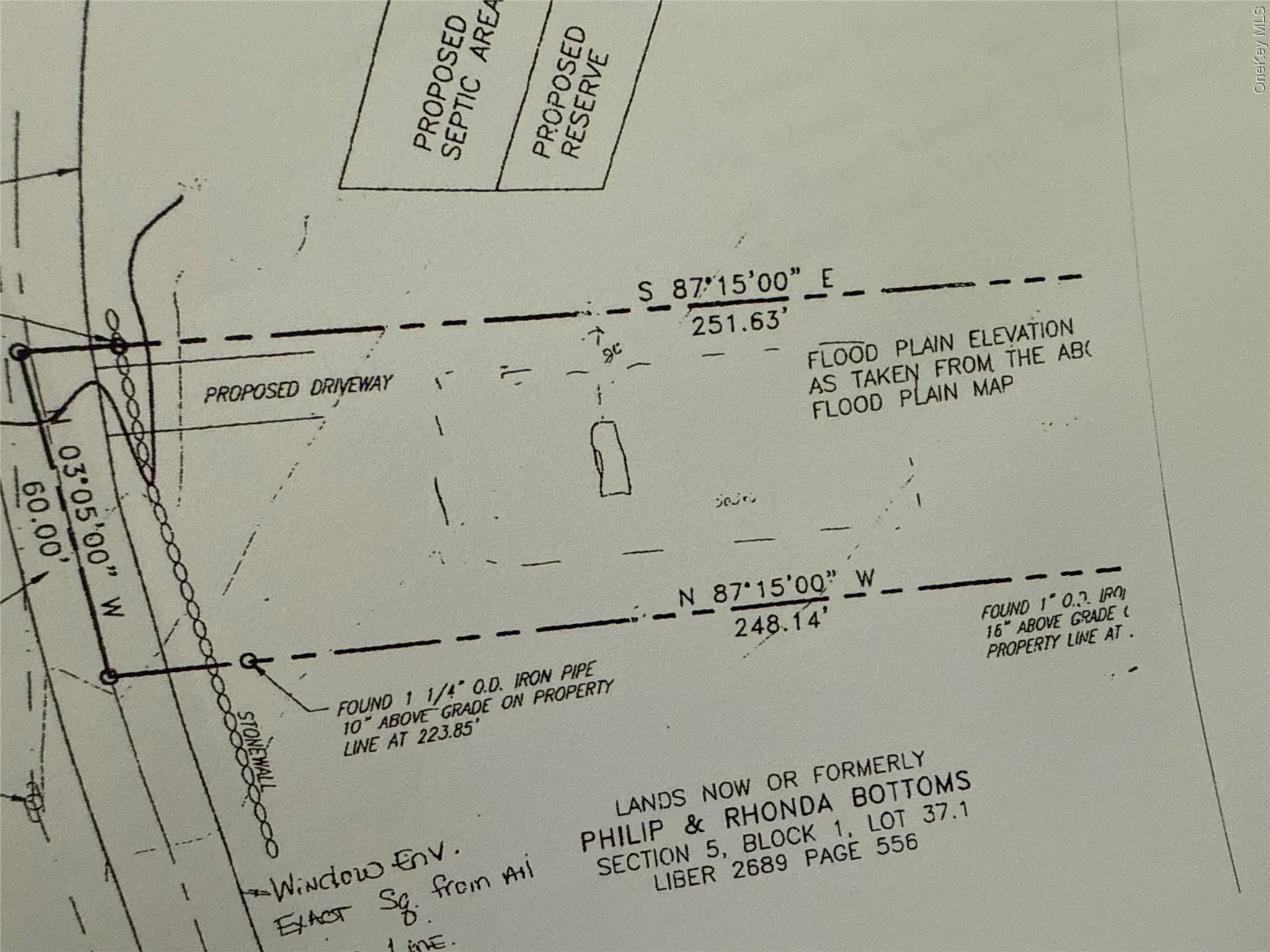Survey map / technical document Survey map / technical document