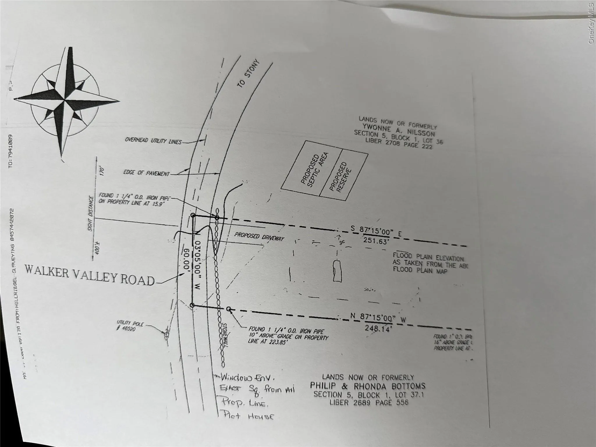 Survey map / technical document Survey map / technical document