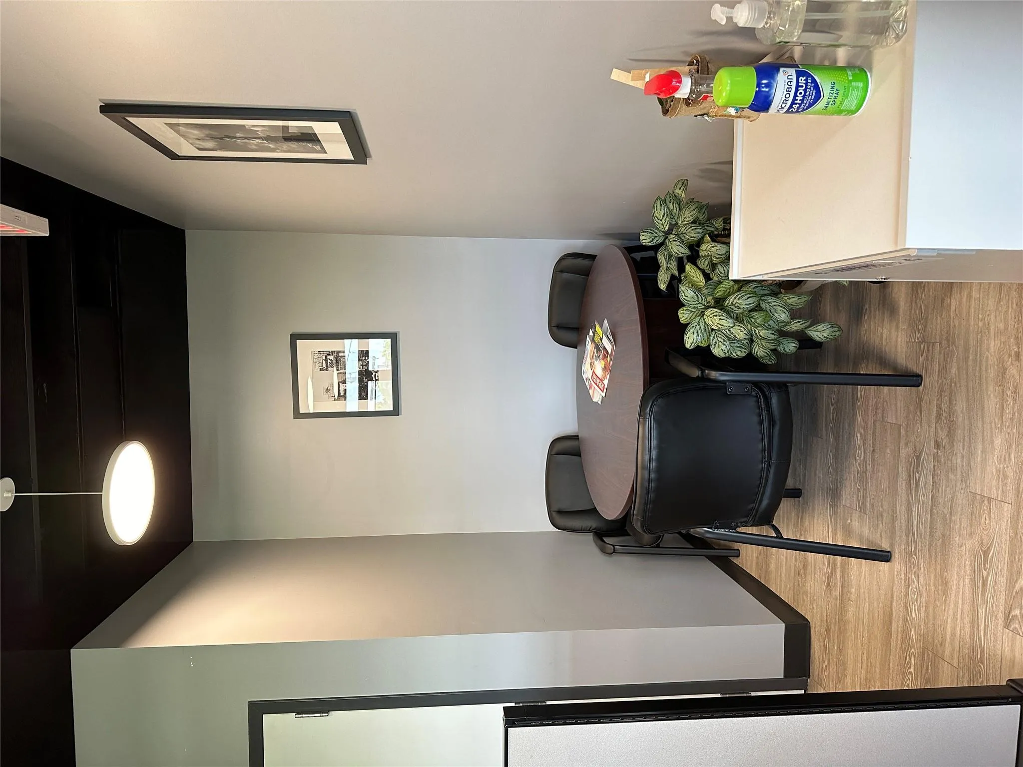Dining space featuring light wood-type flooring Dining space featuring light wood-type flooring