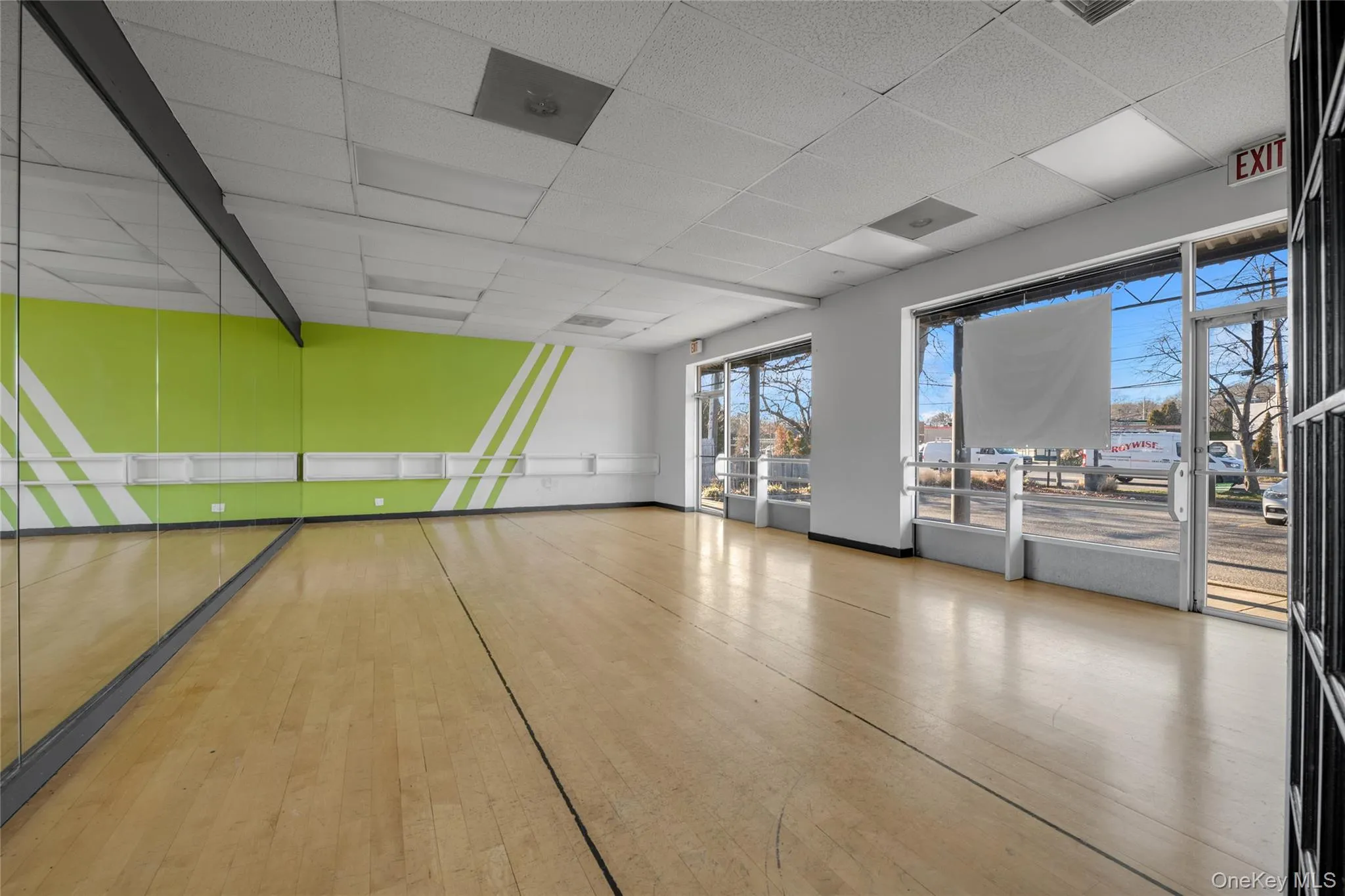 Spare room featuring a paneled ceiling Spare room featuring a paneled ceiling