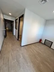 Bonus room with light wood finished floors, visible vents, and recessed lighting Bonus room with light wood finished floors, visible vents, and recessed lighting
