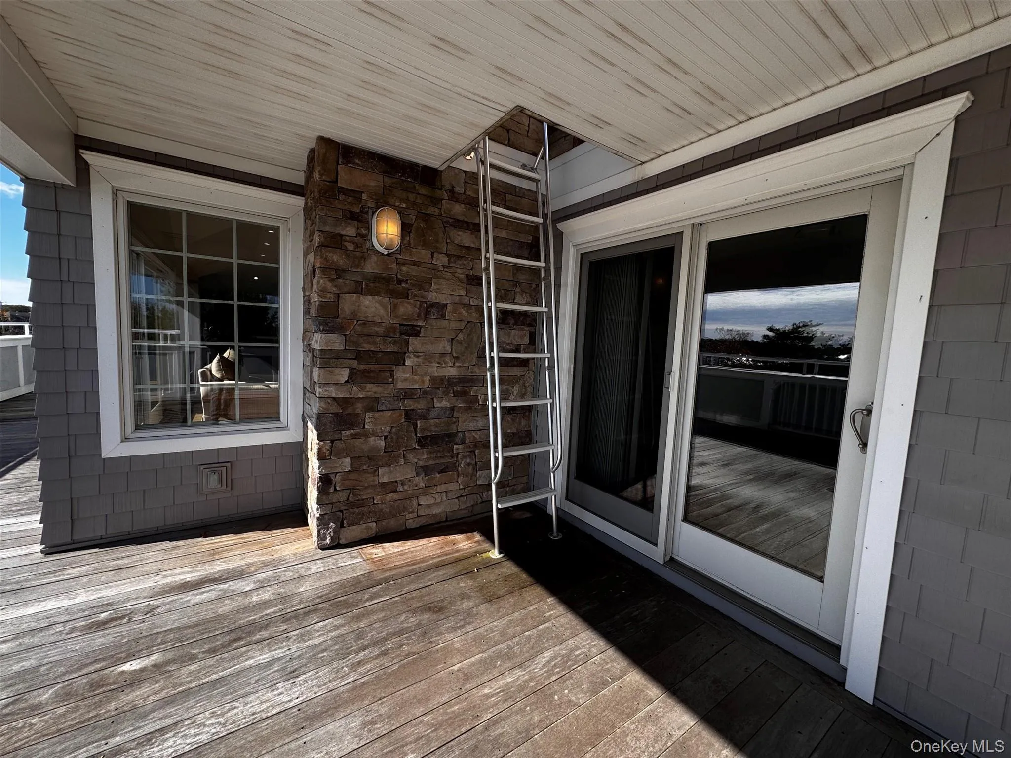 3rd Floor balcony off theater room/ ladder to 4th floor viewing 3rd Floor balcony off theater room/ ladder to 4th floor viewing