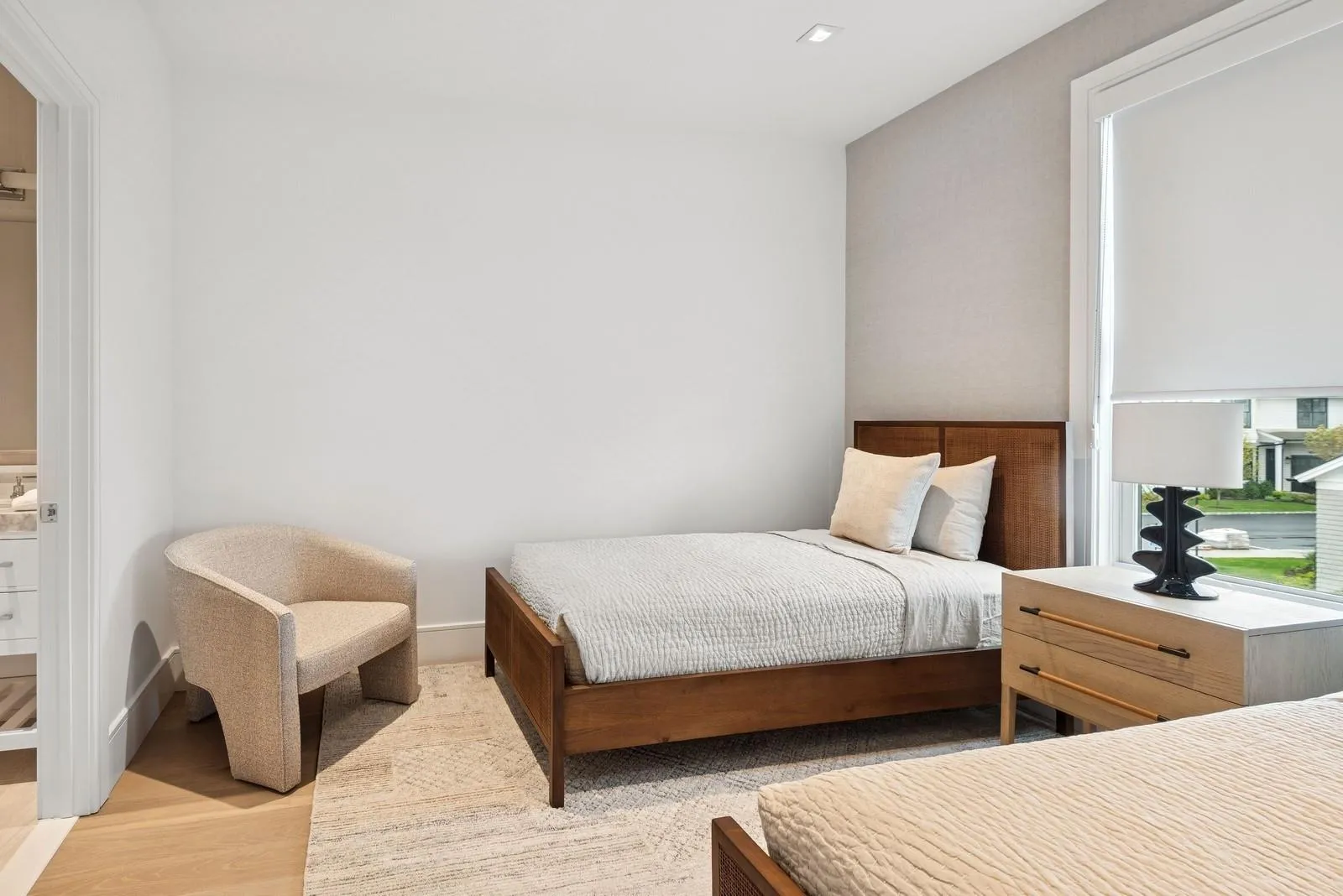 Bedroom with light wood finished floors Bedroom with light wood finished floors