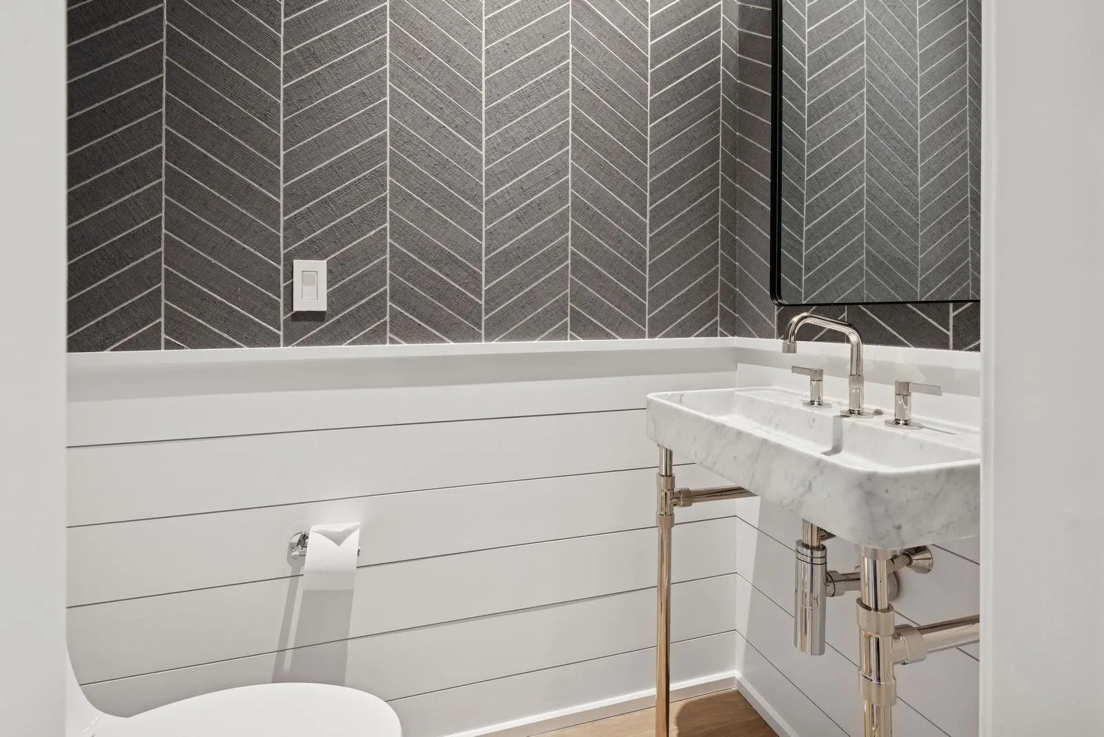 Half bath featuring toilet Half bath featuring toilet