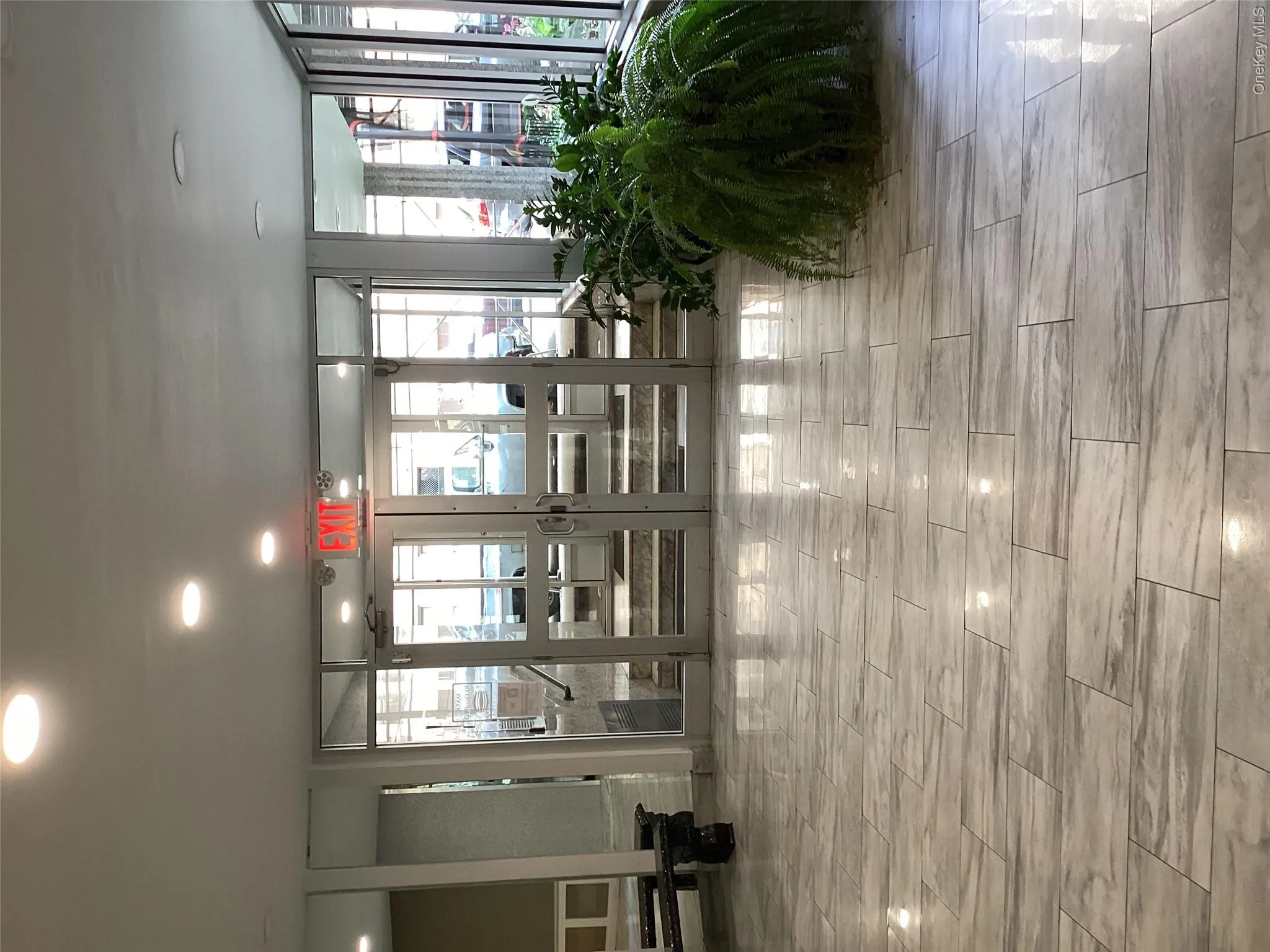 Community lobby with recessed lighting Community lobby with recessed lighting