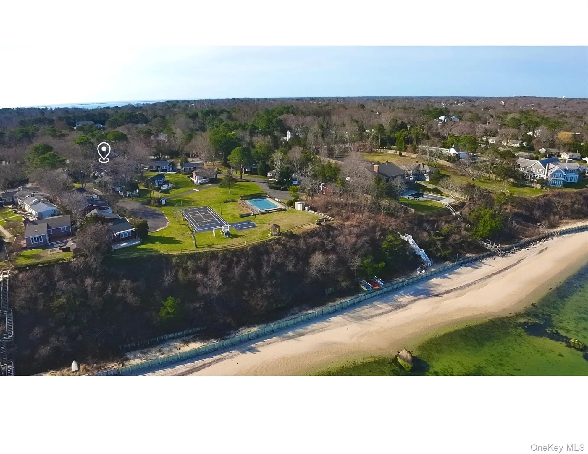 Aerial view of residential area Aerial view of residential area