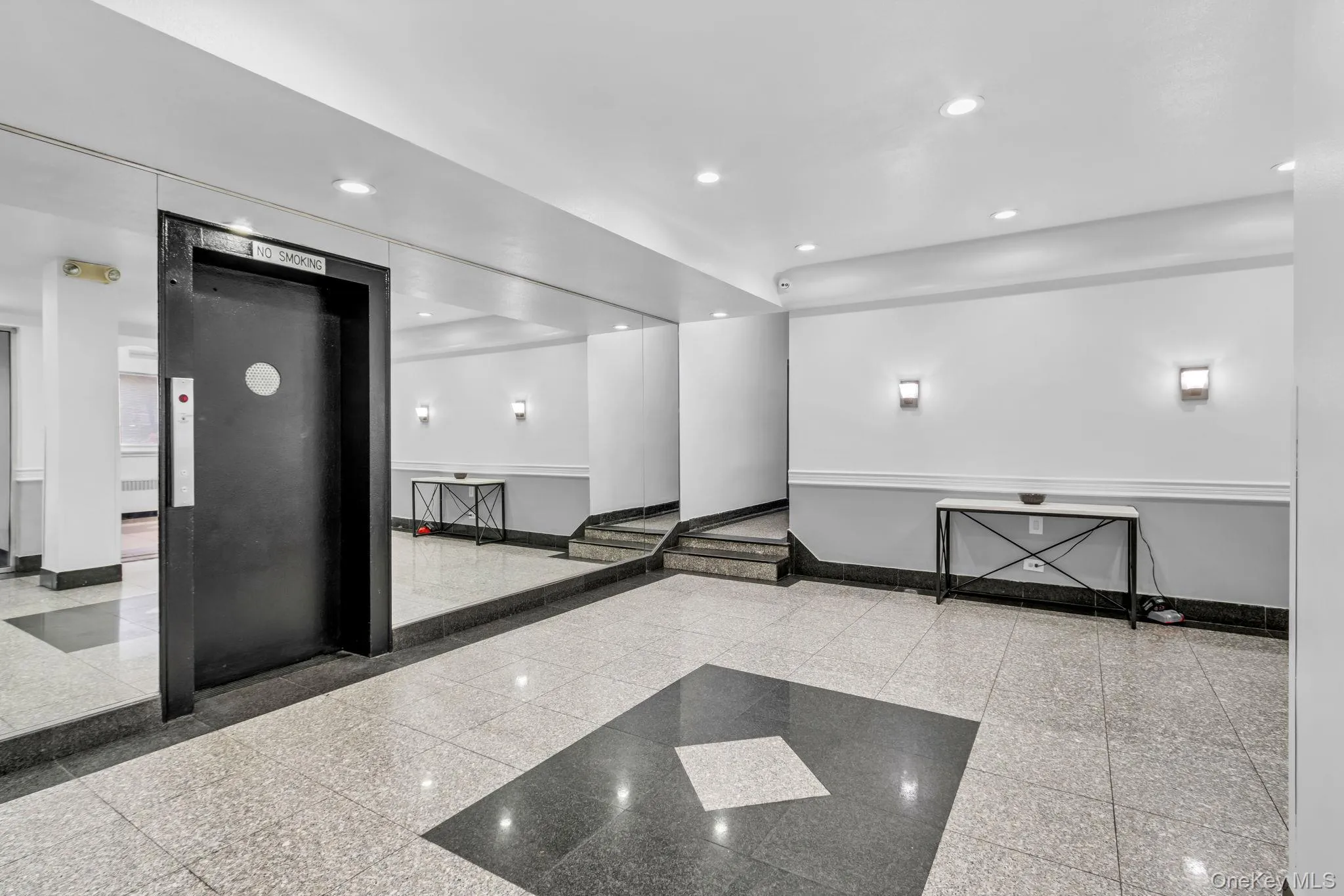 Common area with recessed lighting Common area with recessed lighting