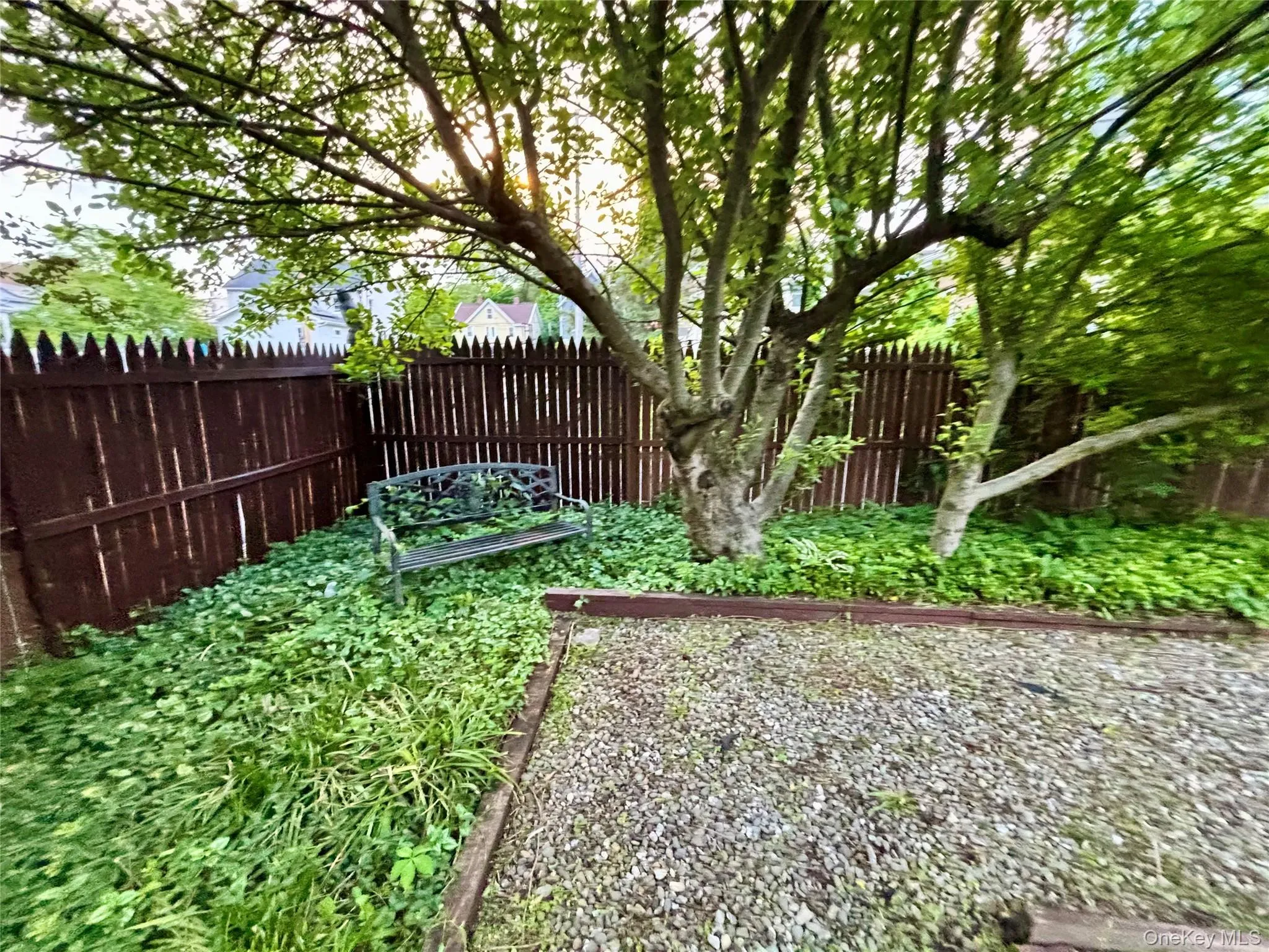 View of fenced backyard View of fenced backyard