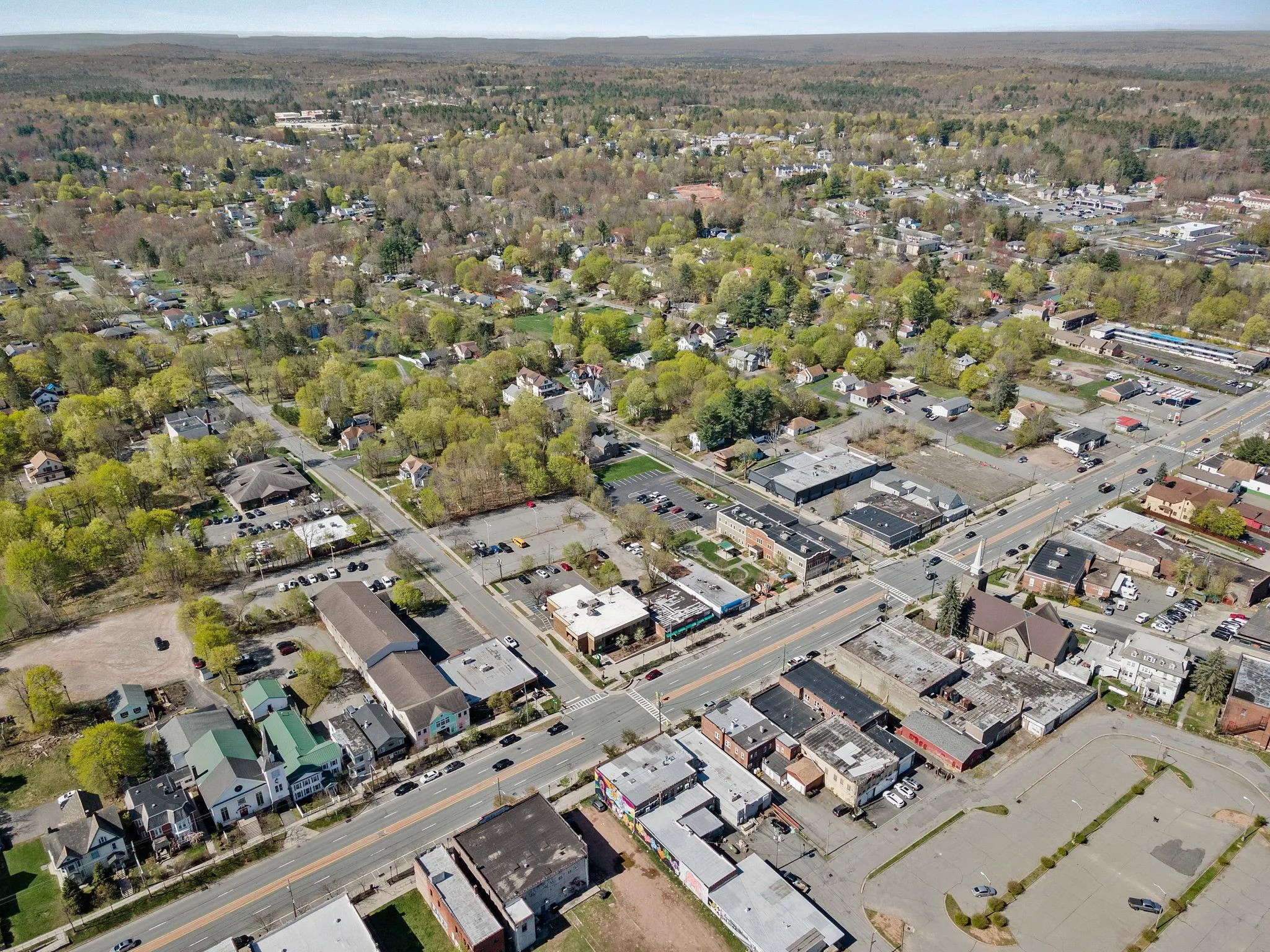 Aerial view of property and surrounding area Aerial view of property and surrounding area