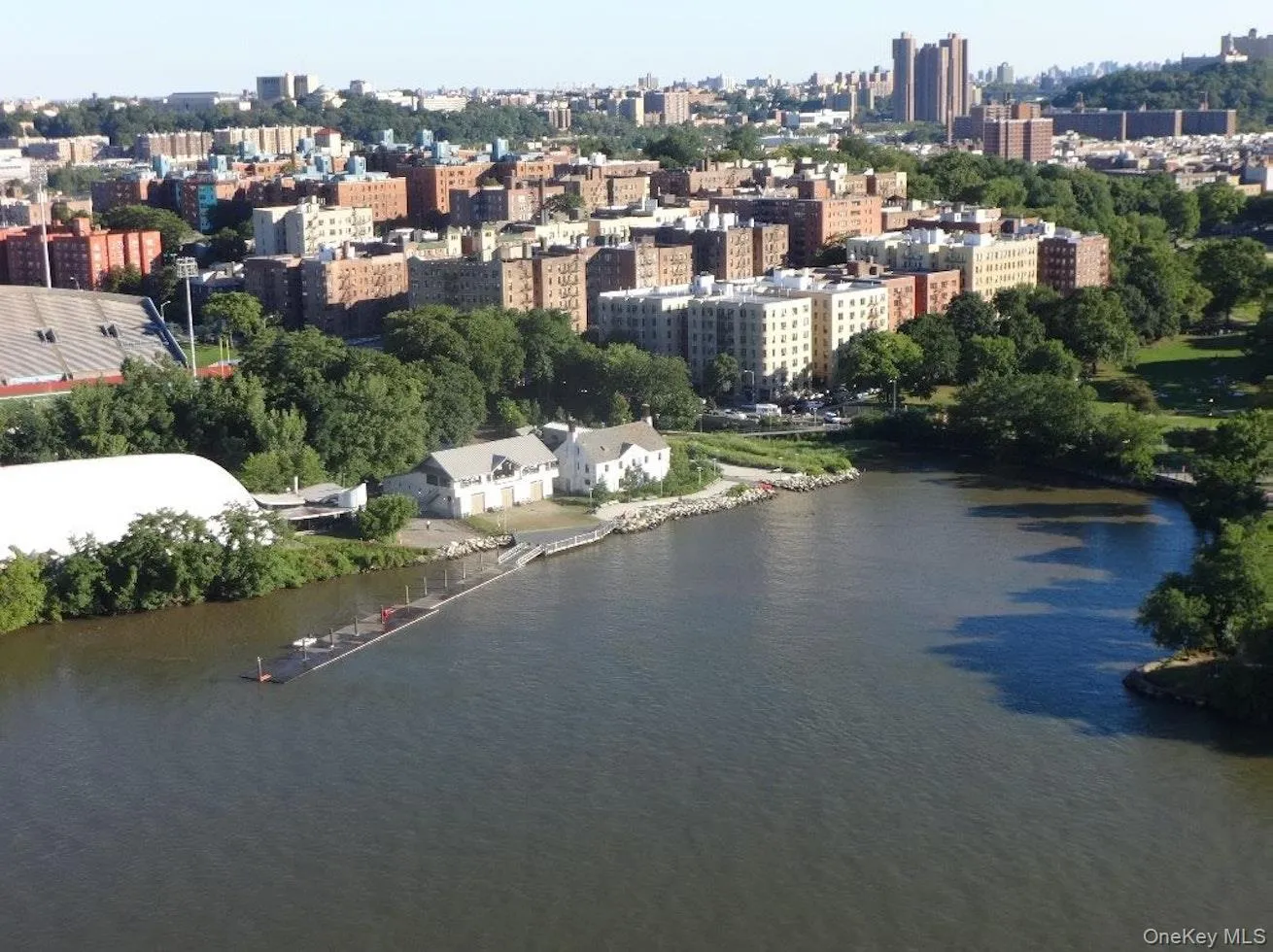 View of urban area featuring a nearby body of water View of urban area featuring a nearby body of water