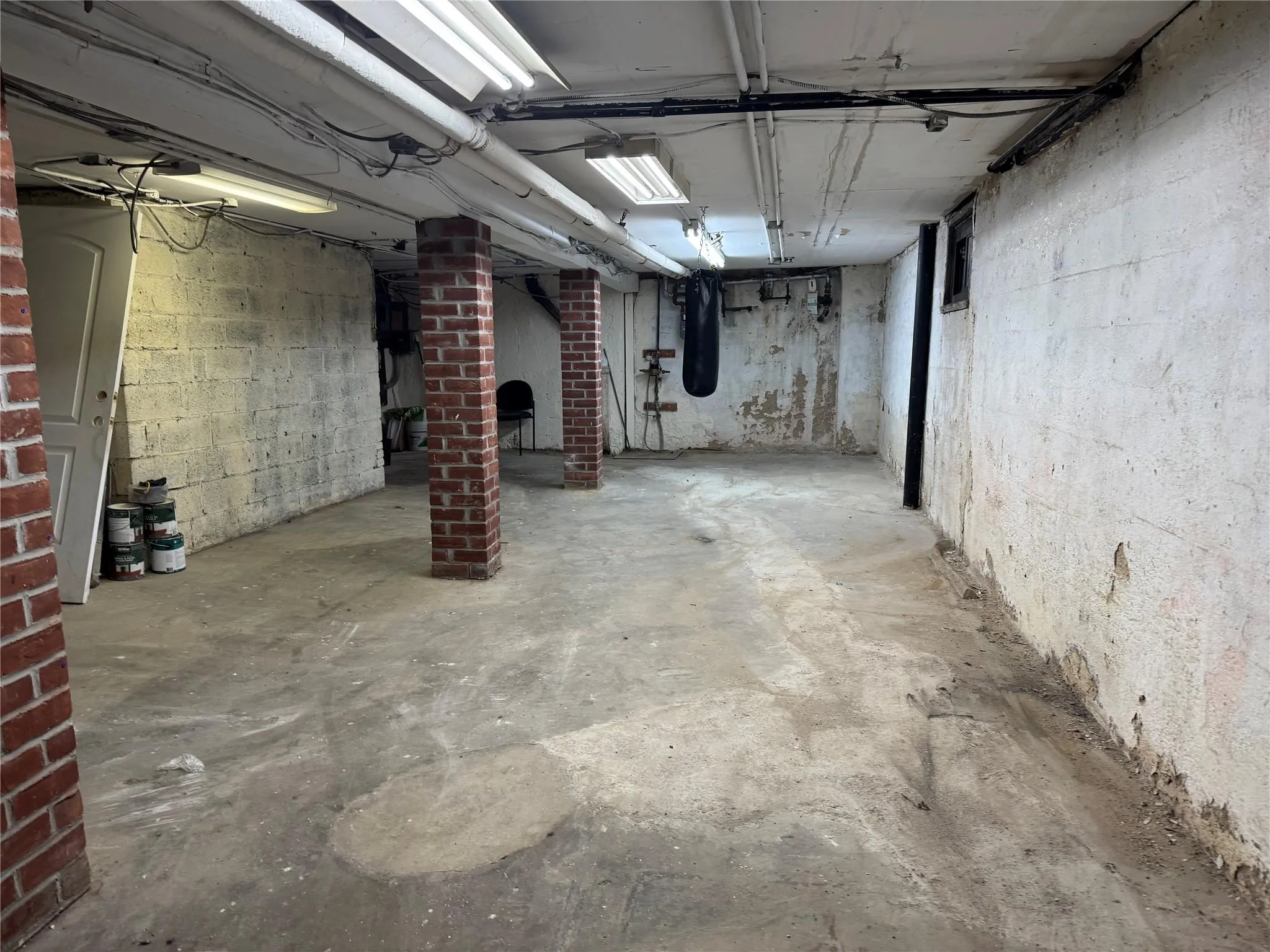 View of unfinished below grade area View of unfinished below grade area