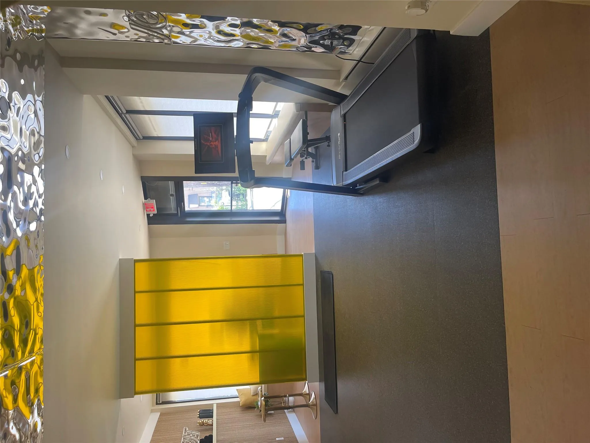 Exercise room with baseboards Exercise room with baseboards