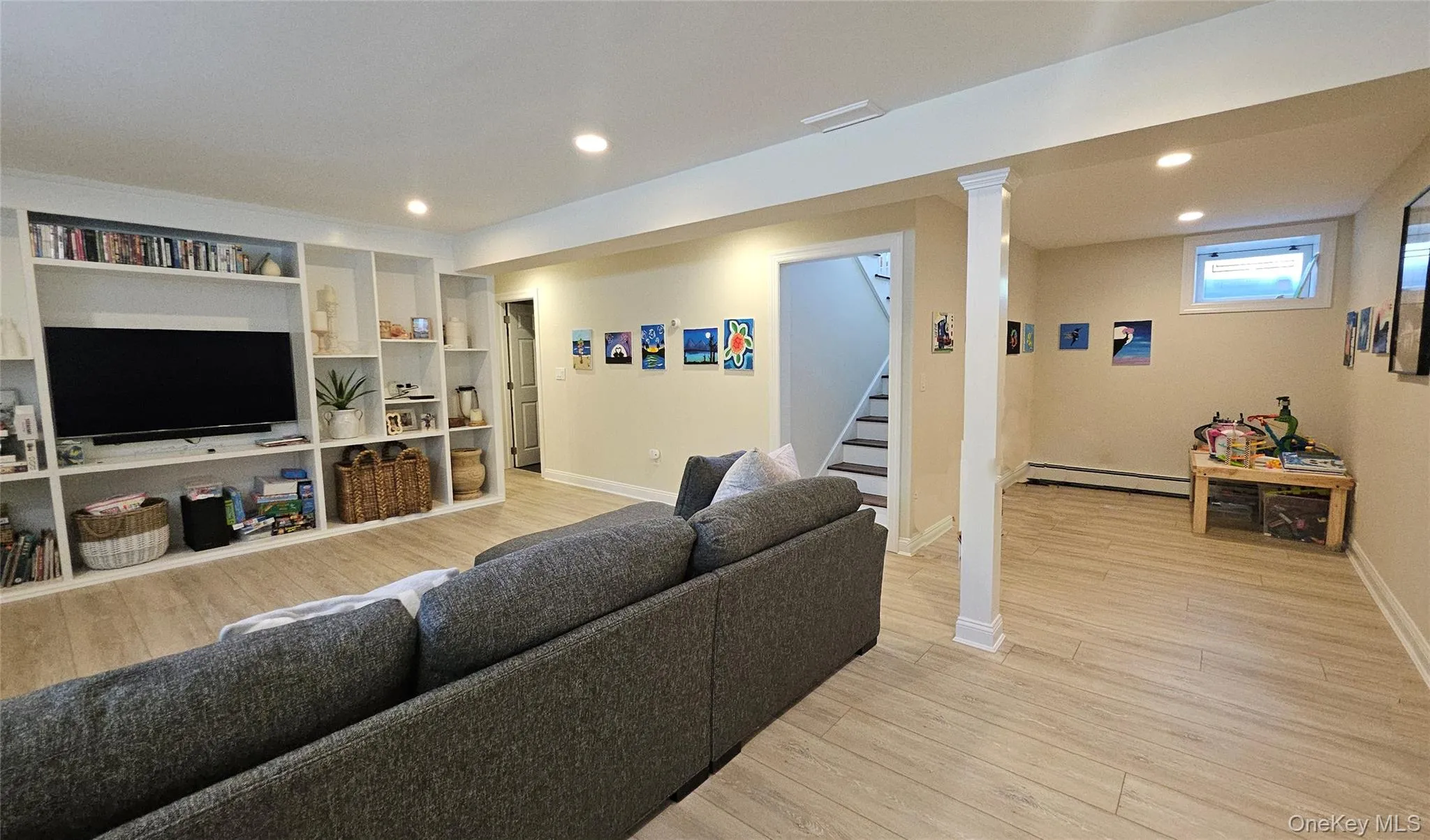 Lower level family room Lower level family room