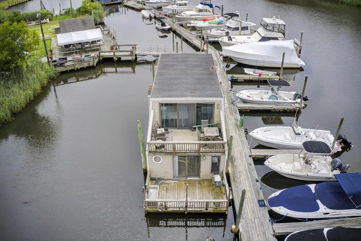 Dock area with a water view Dock area with a water view