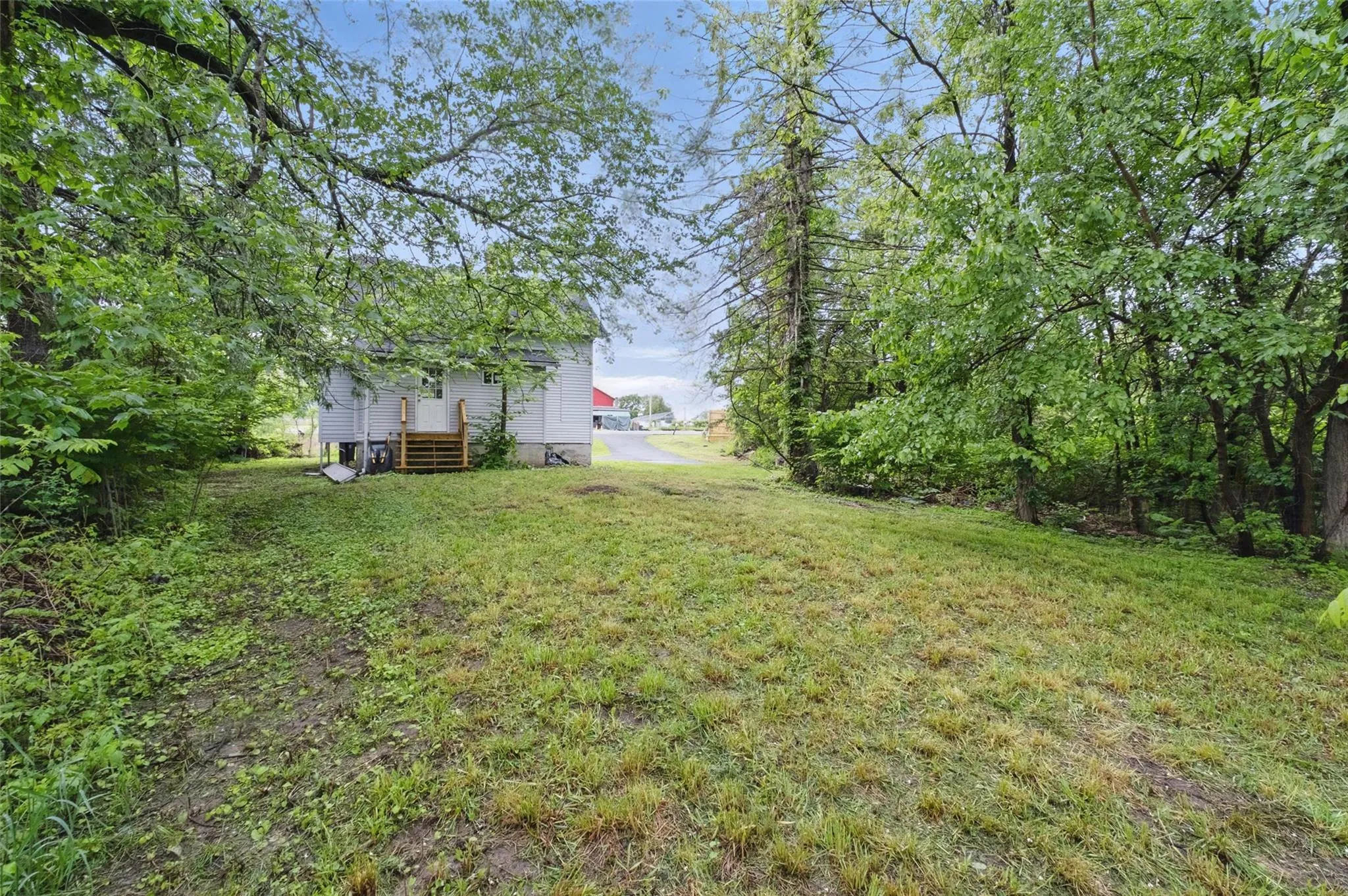 View of grassy yard View of grassy yard