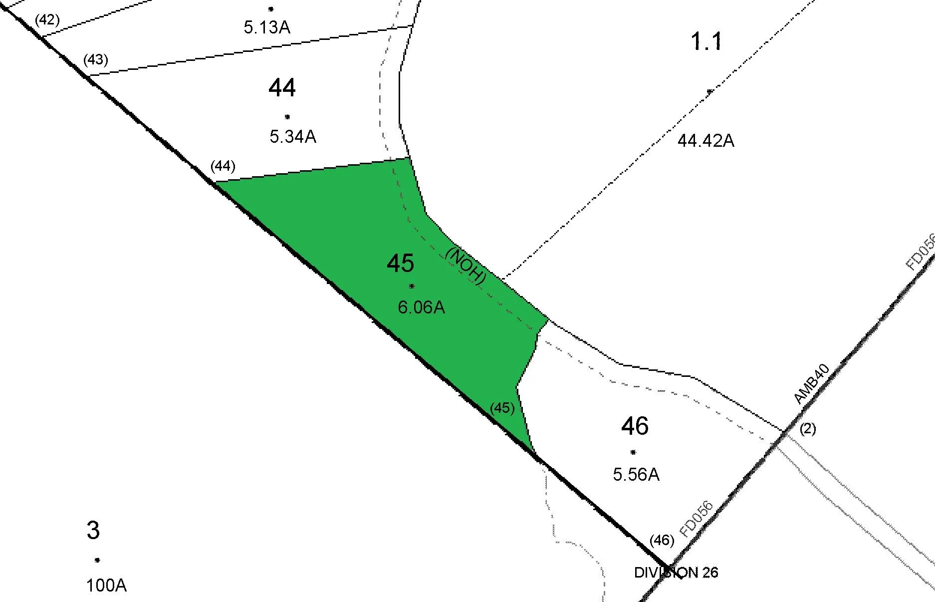 Parcel map Parcel map