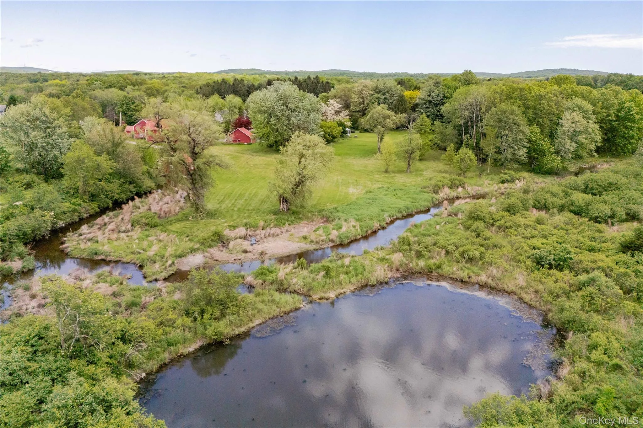 Bird's eye view of a heavily wooded area Bird's eye view of a heavily wooded area