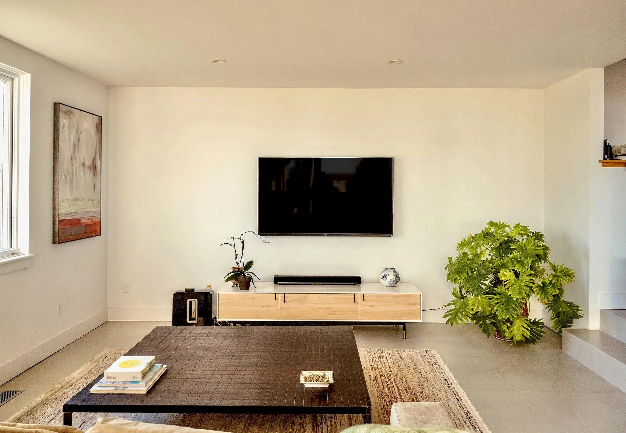 Living room featuring baseboards Living room featuring baseboards