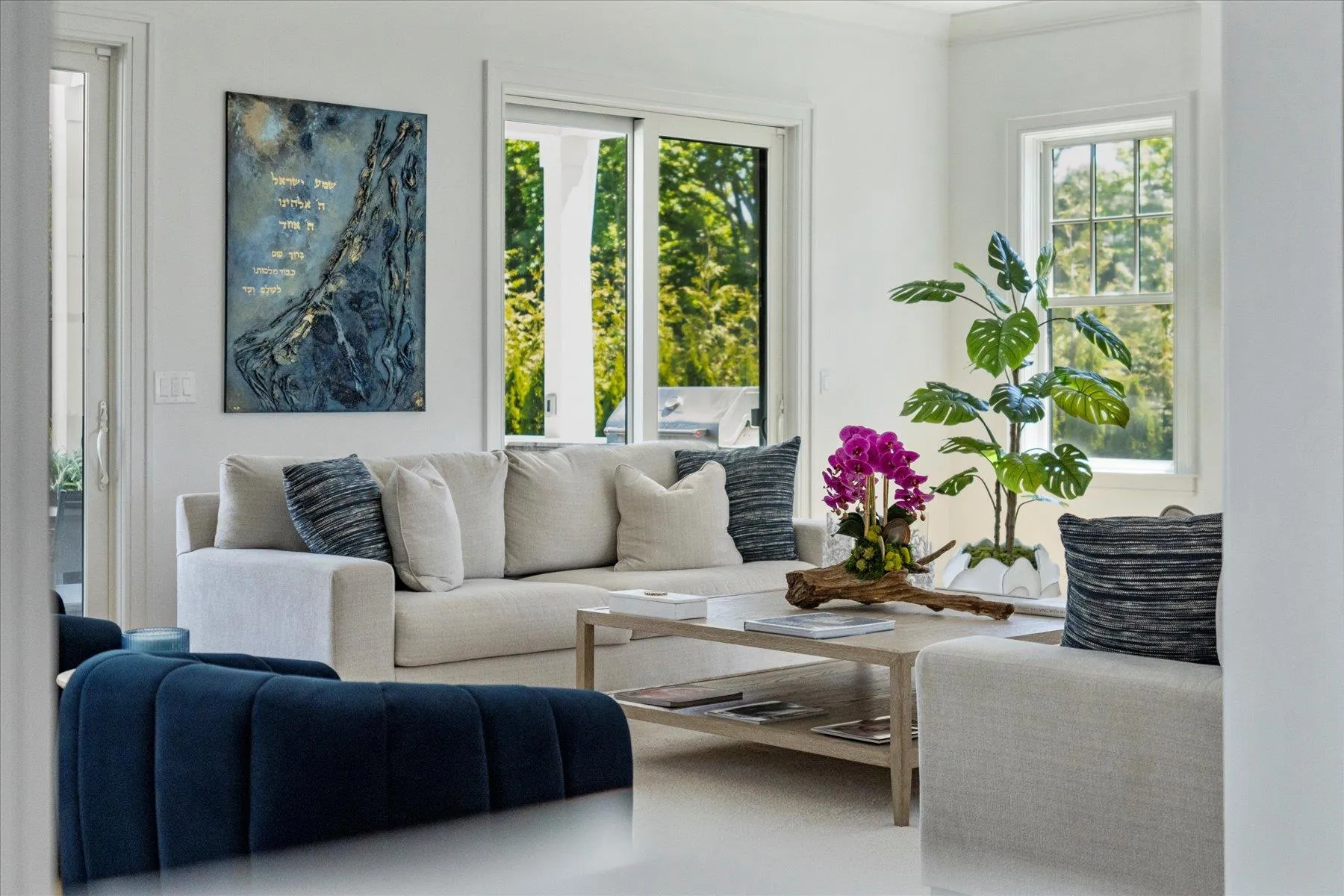 Living area featuring healthy amount of natural light Living area featuring healthy amount of natural light
