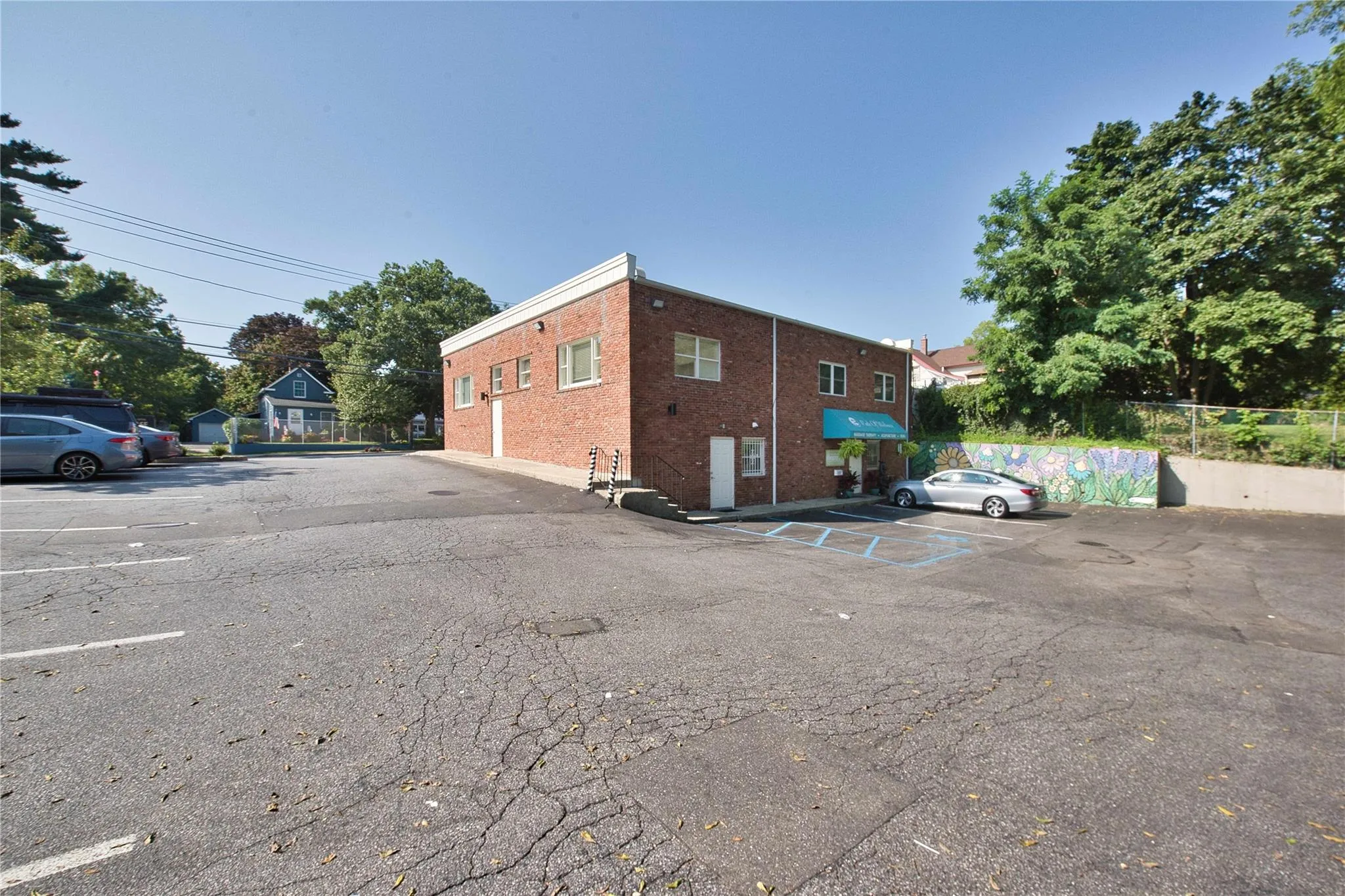 View of uncovered parking lot View of uncovered parking lot