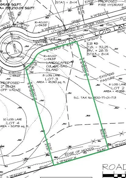 Map showing property parcels Map showing property parcels