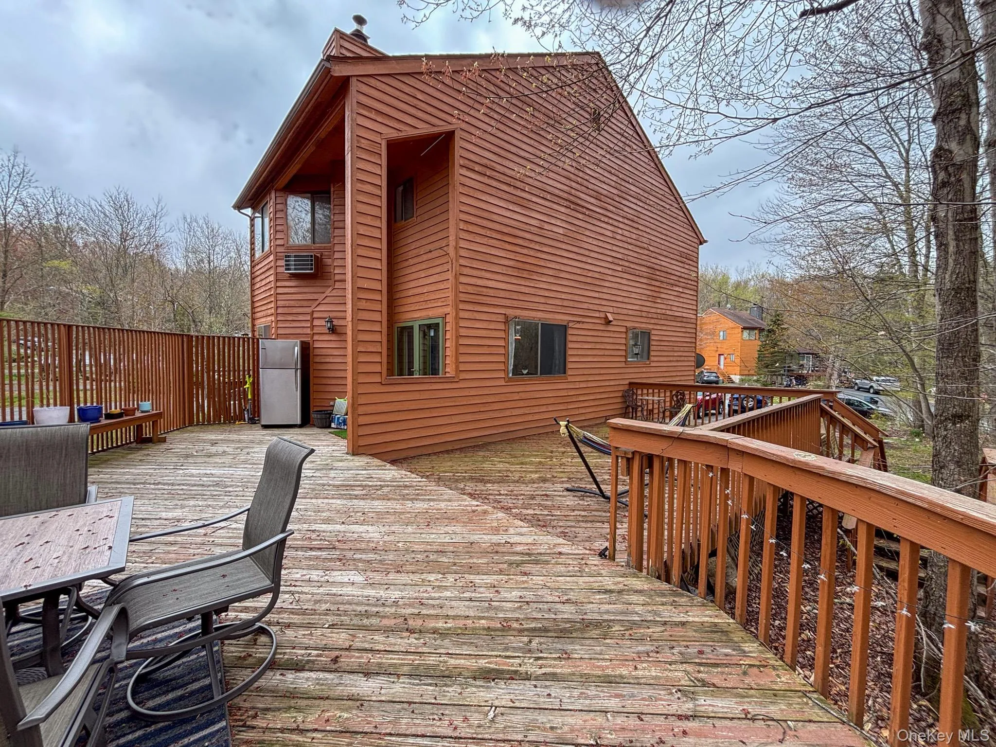 View of wooden deck View of wooden deck