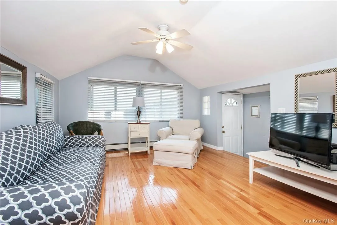Living Room with hard wood floors Living Room with hard wood floors